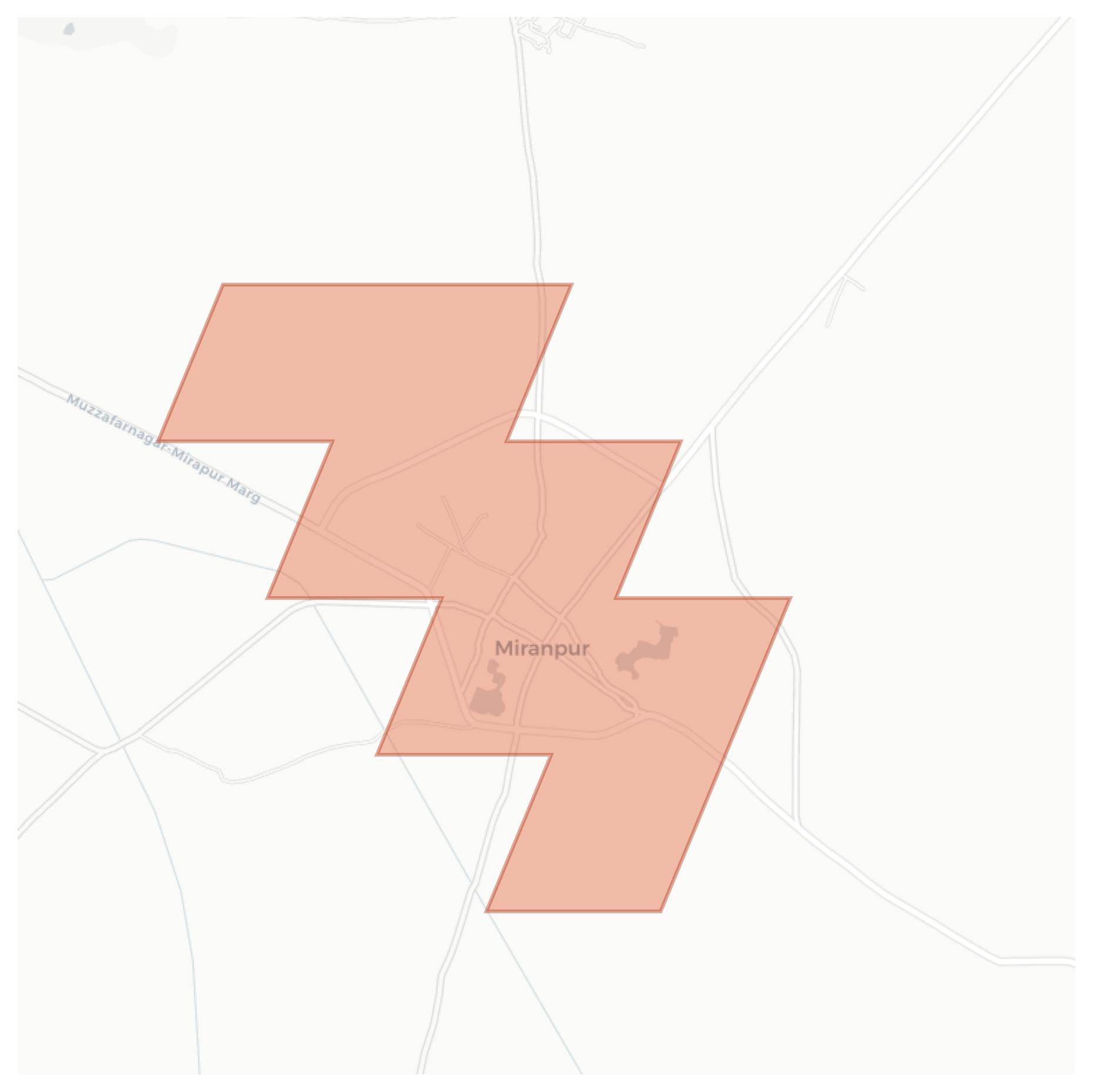 Miranpur geographic map