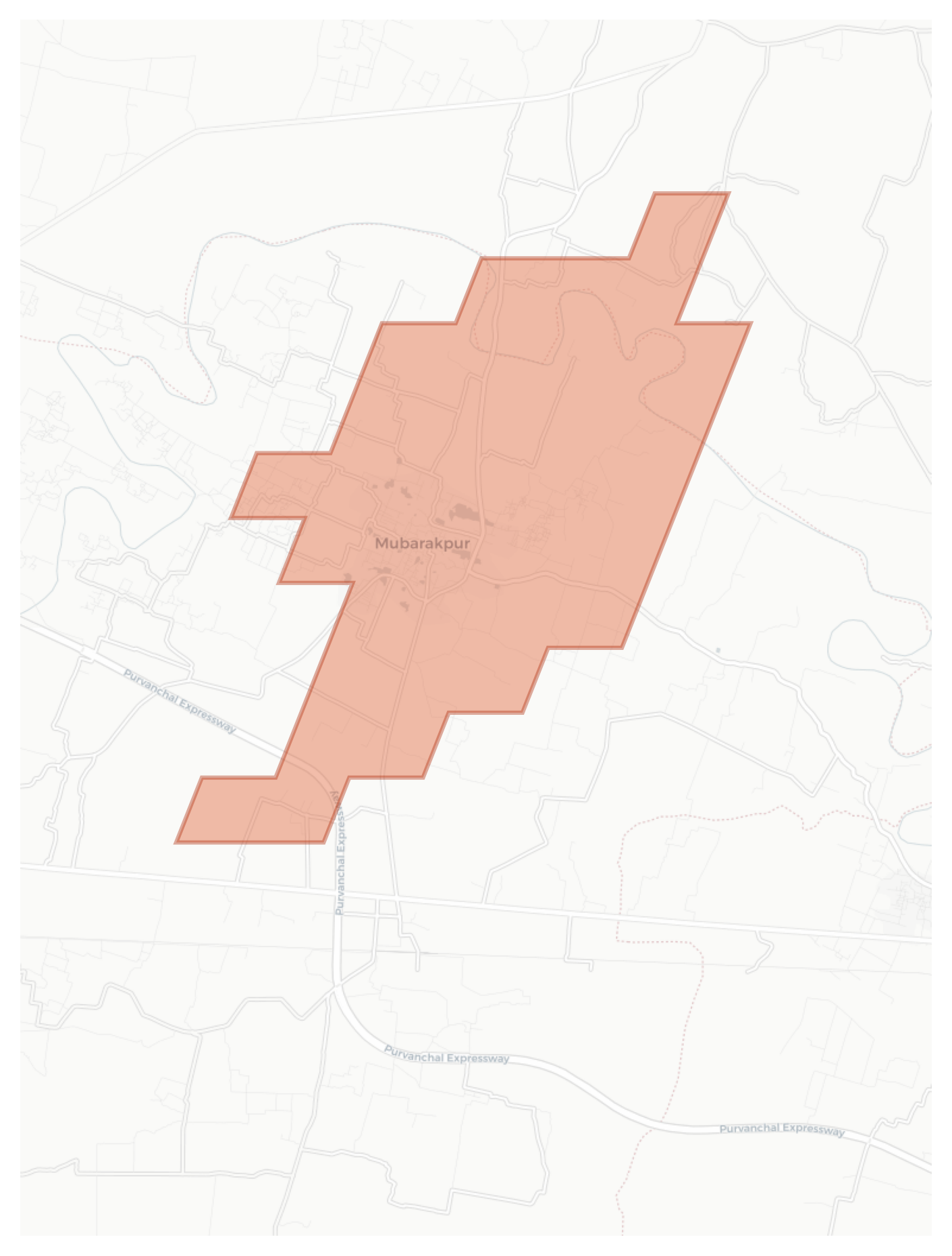 Mubarakpur geographic map