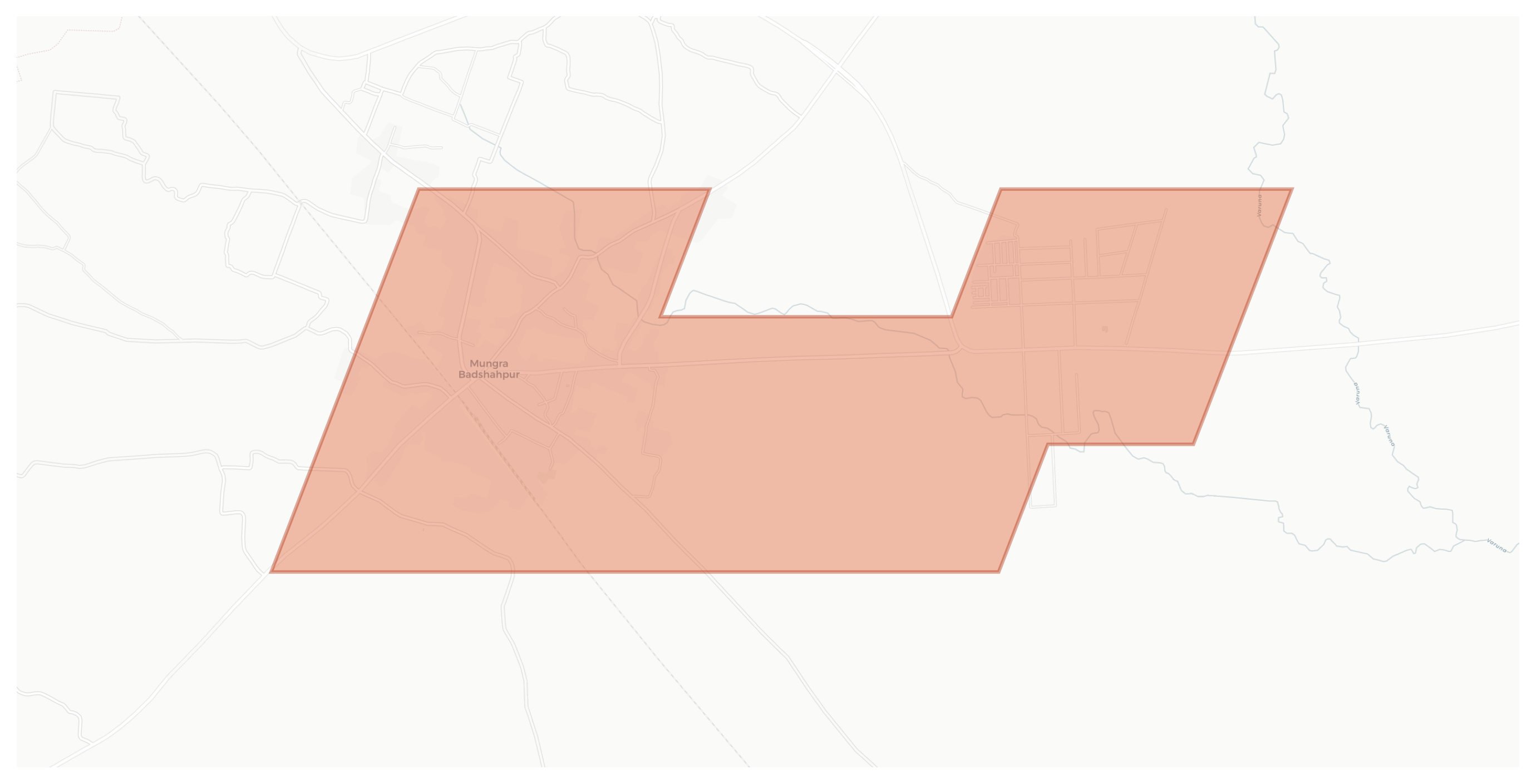 Mungra Badshahpur geographic map