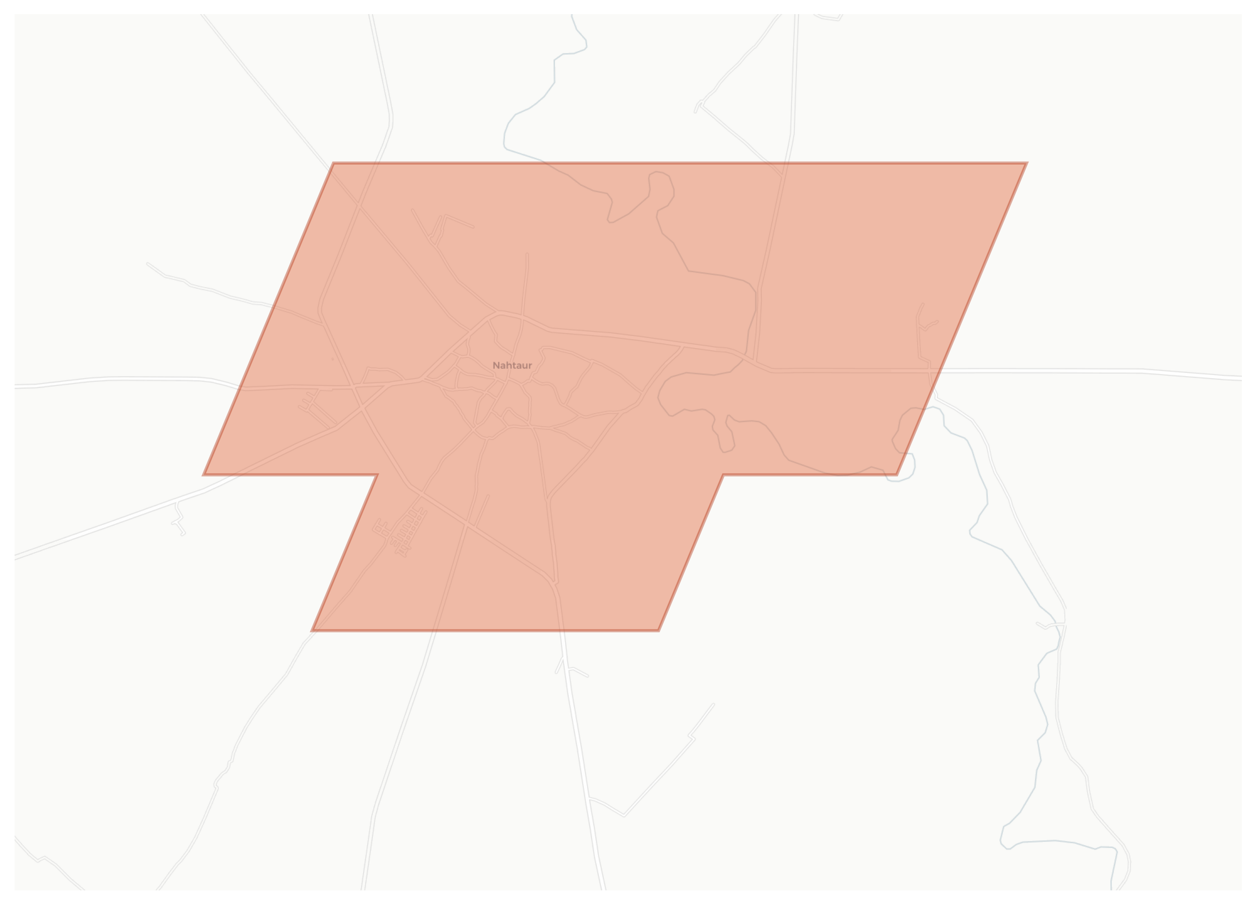 Nahtaur geographic map
