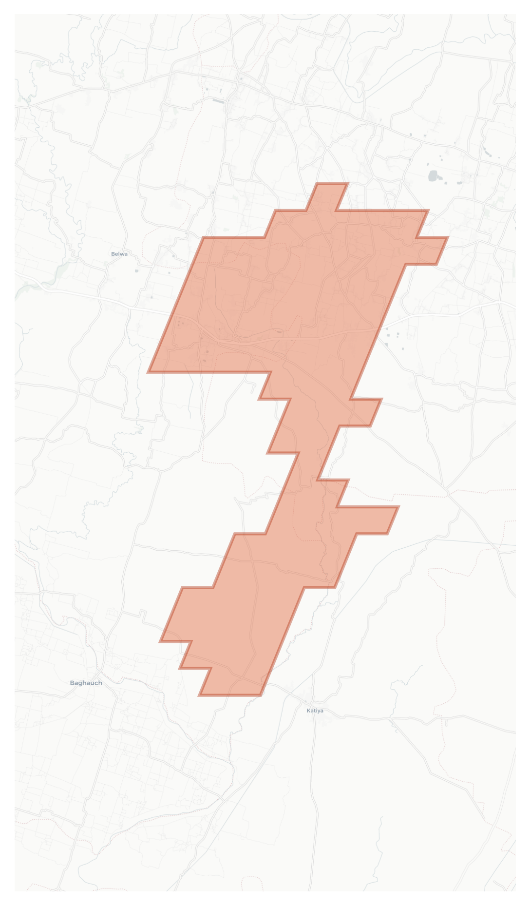 Patherwa geographic map