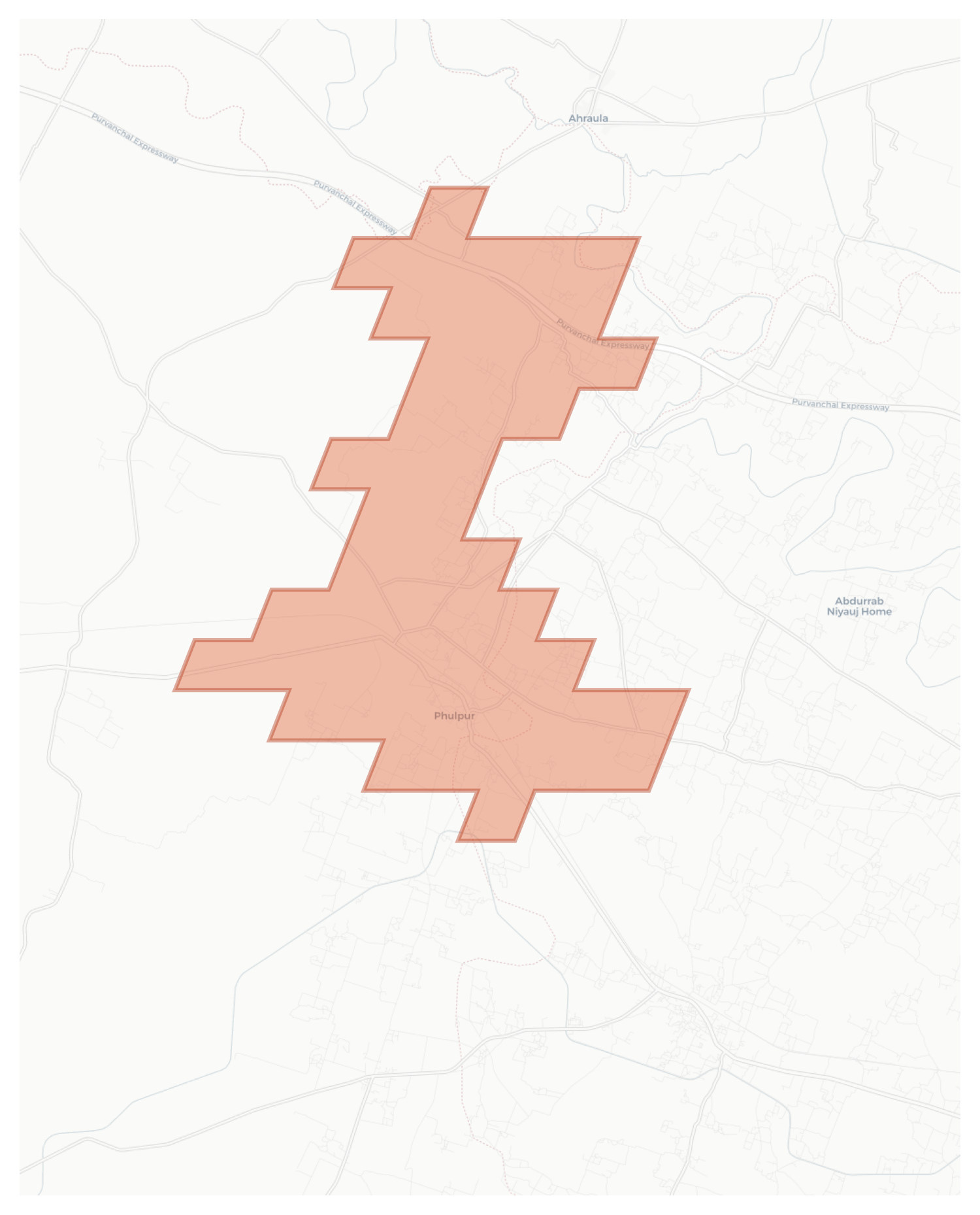 Phulpur geographic map