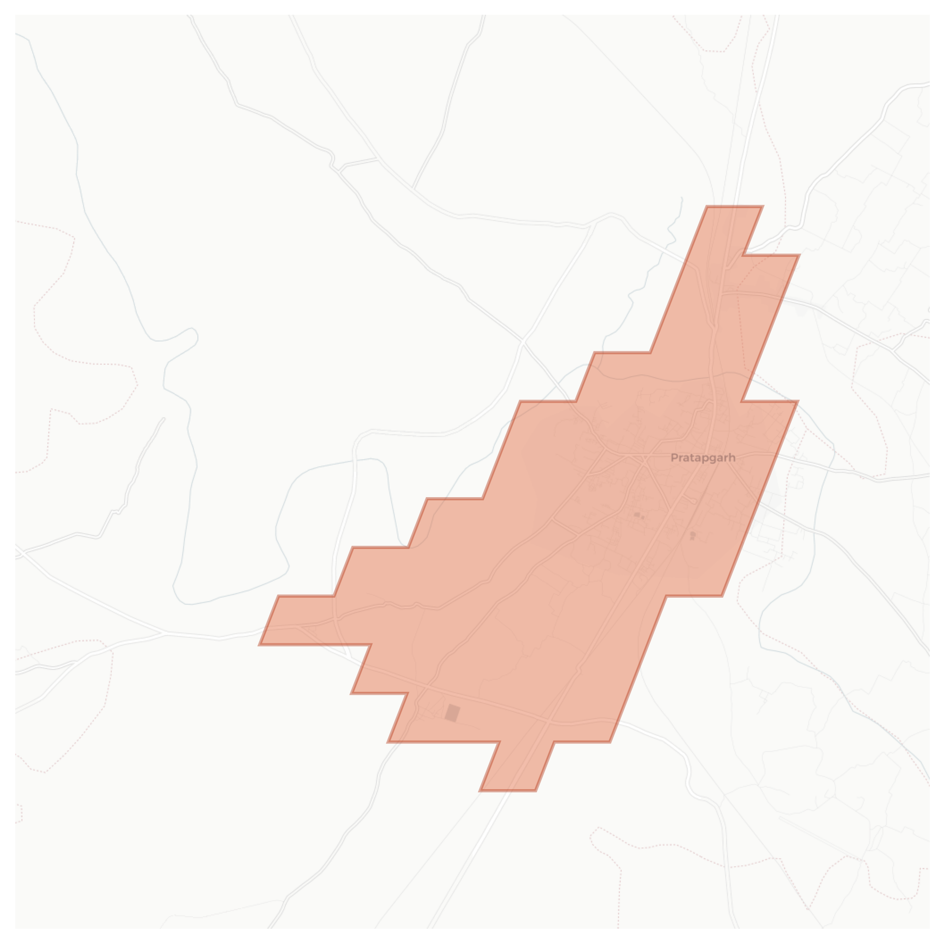 Pratapgarh geographic map