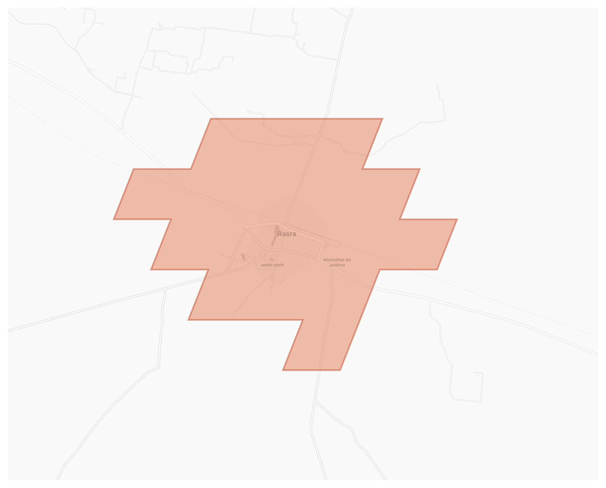 Rasra geographic map