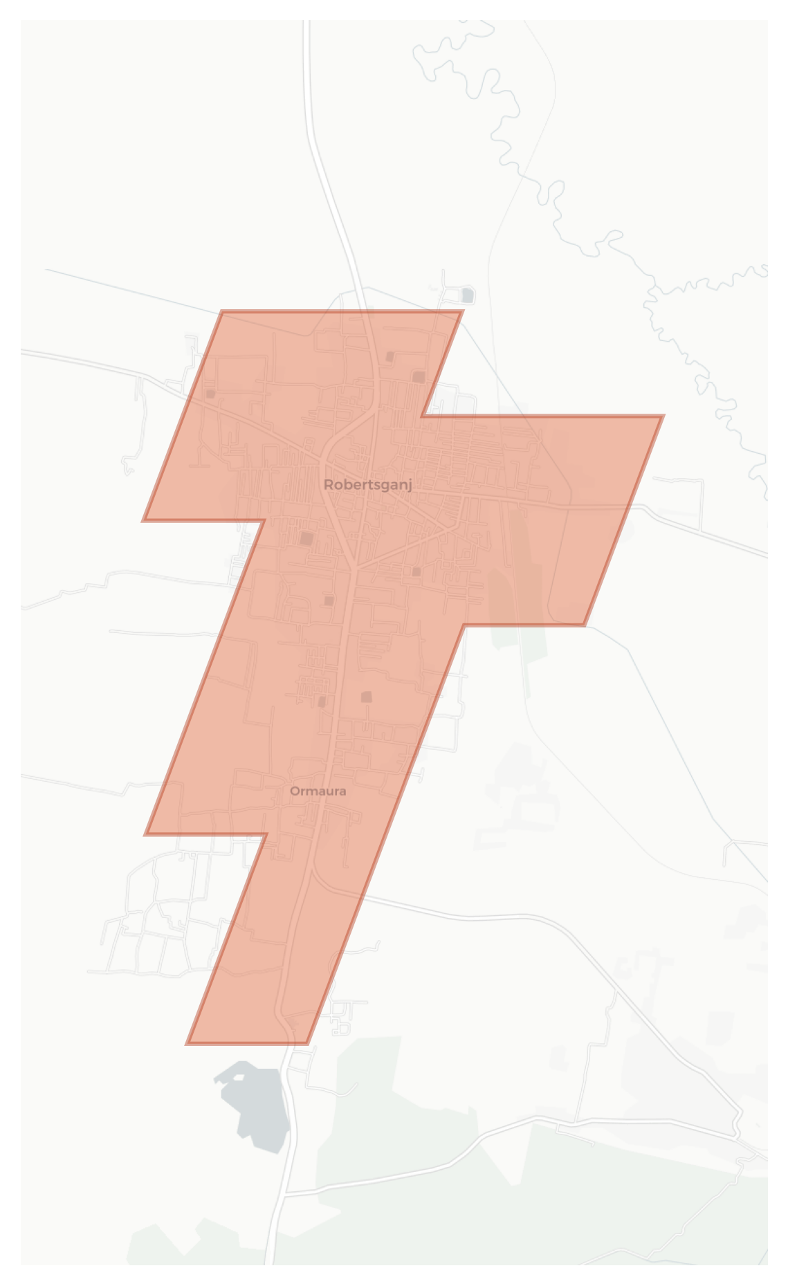 Robertsganj geographic map