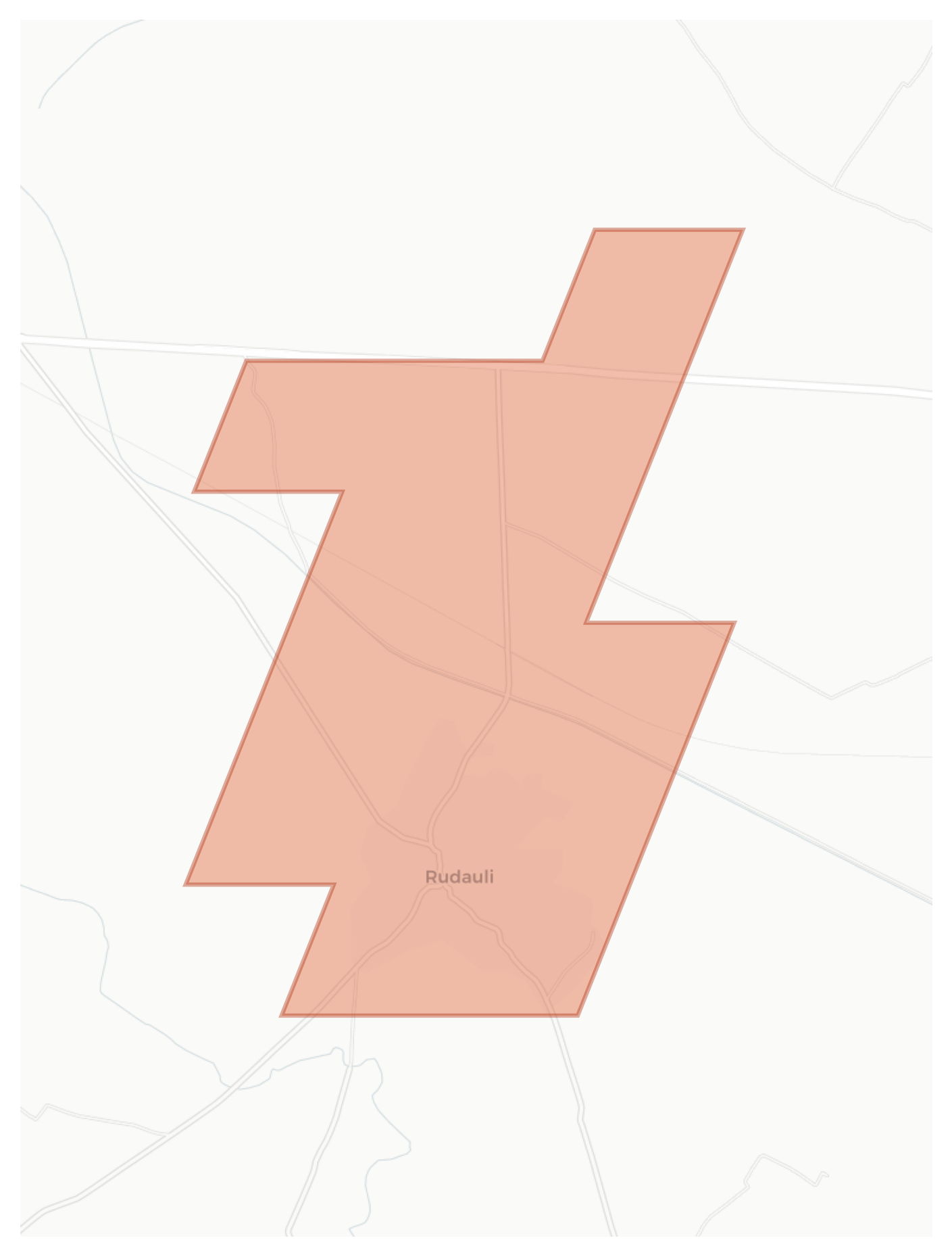 Rudauli geographic map