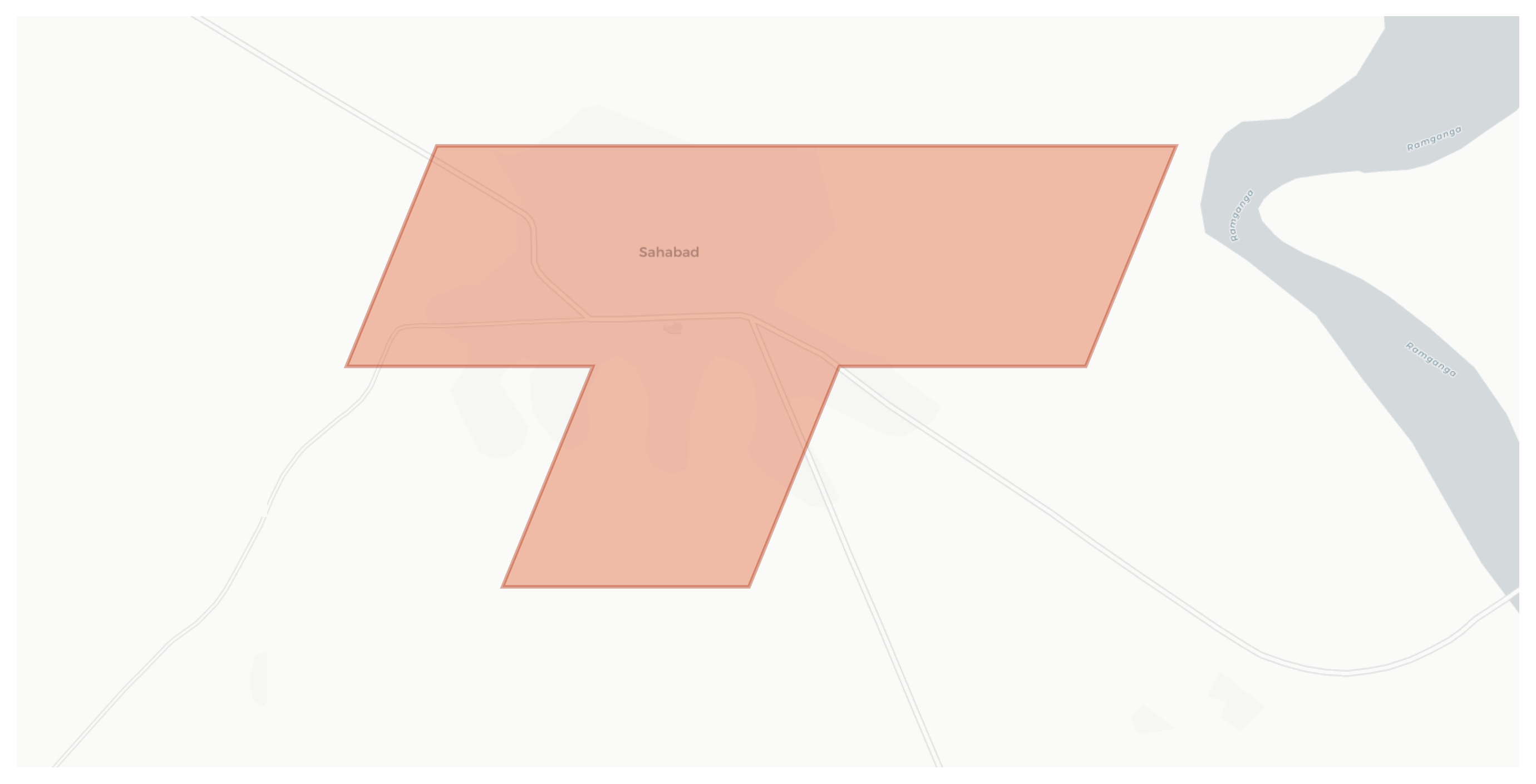 Sahabad geographic map
