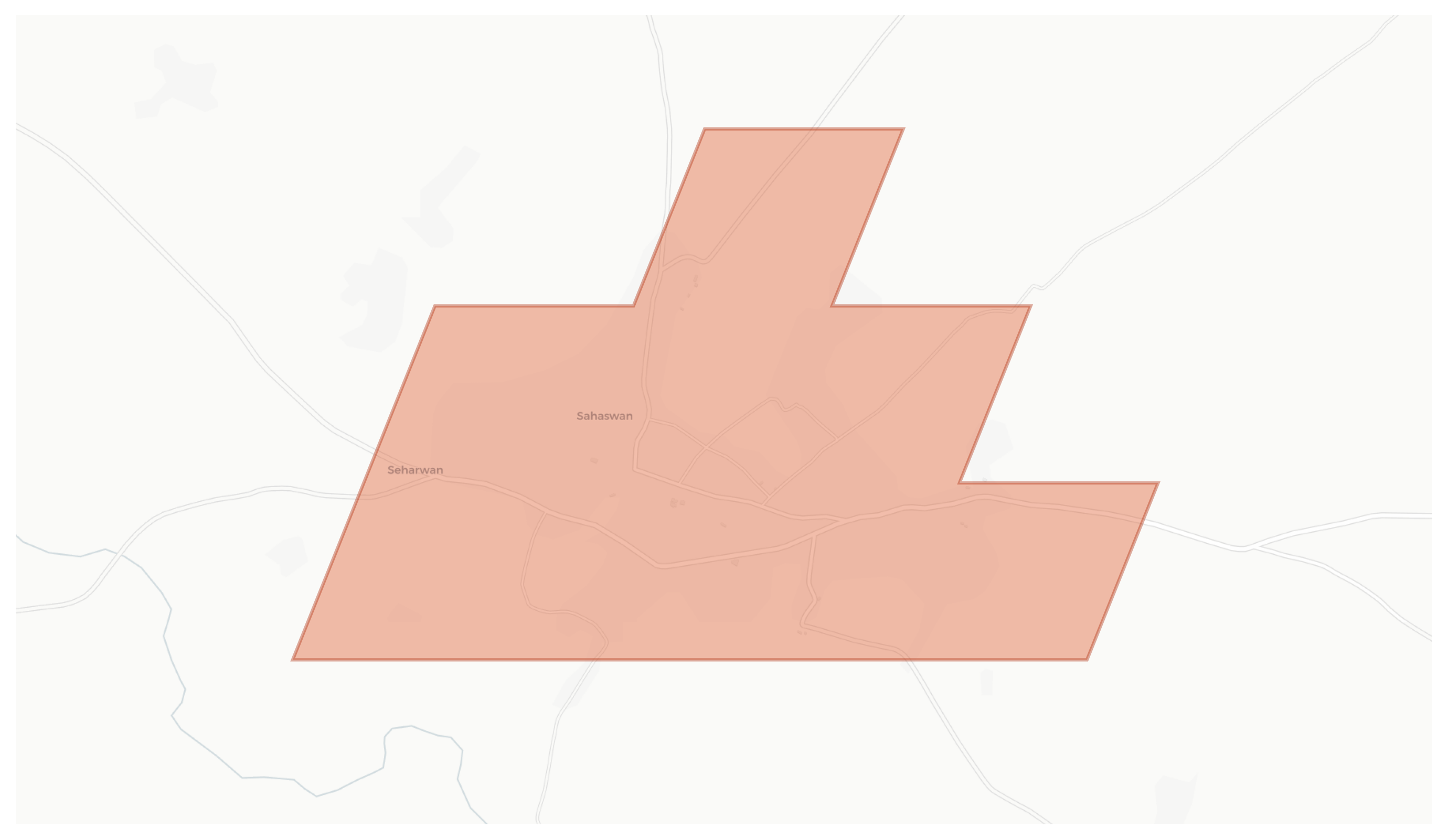 Sahaswan geographic map