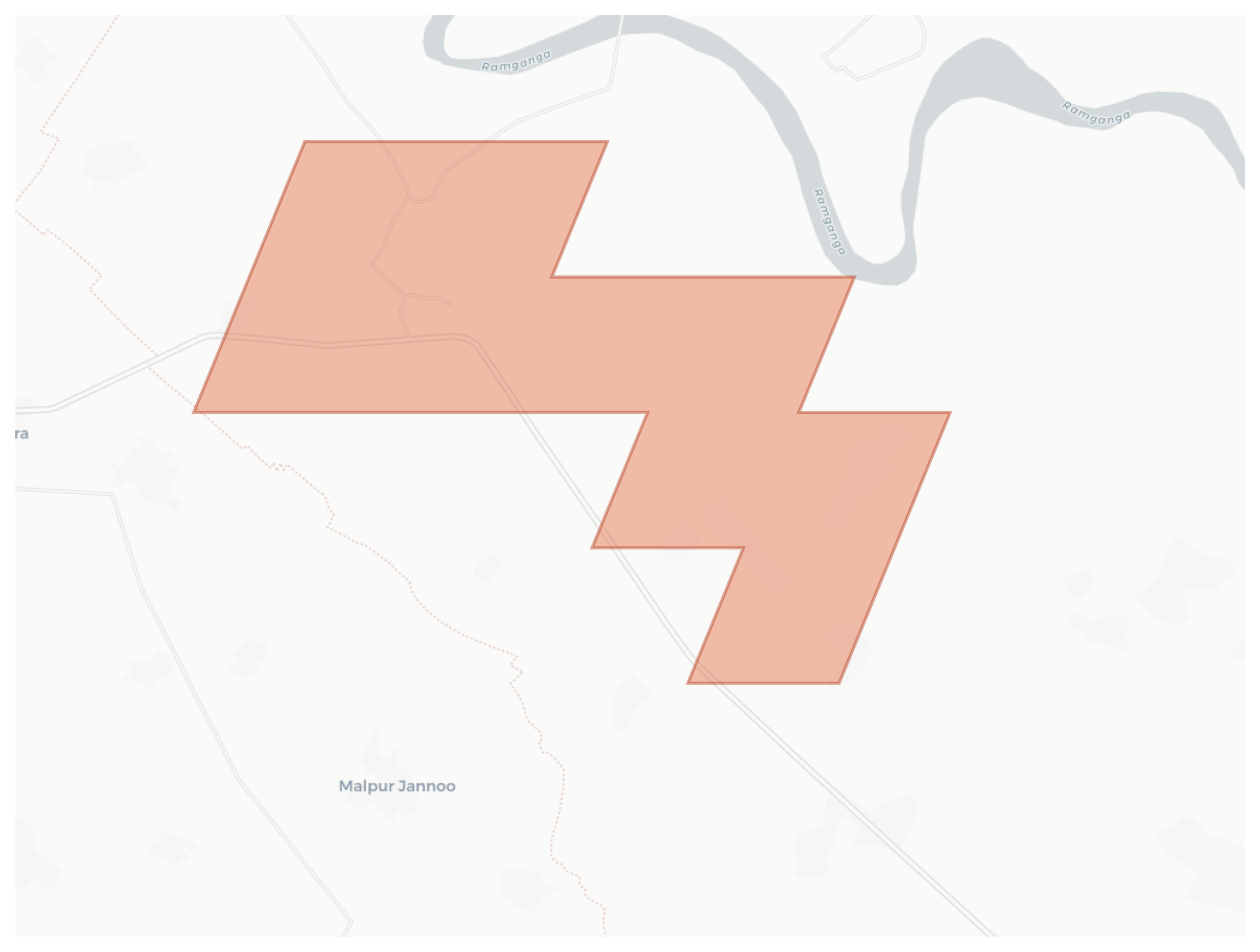Saifni geographic map