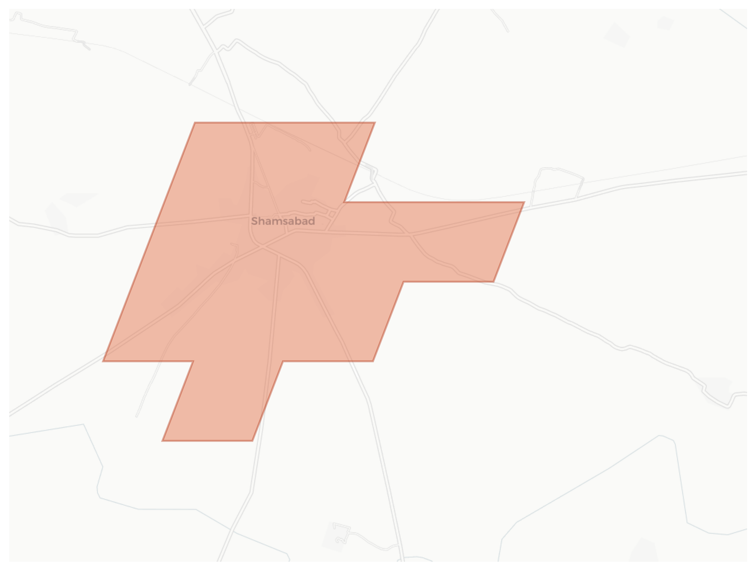 Shamsabad geographic map