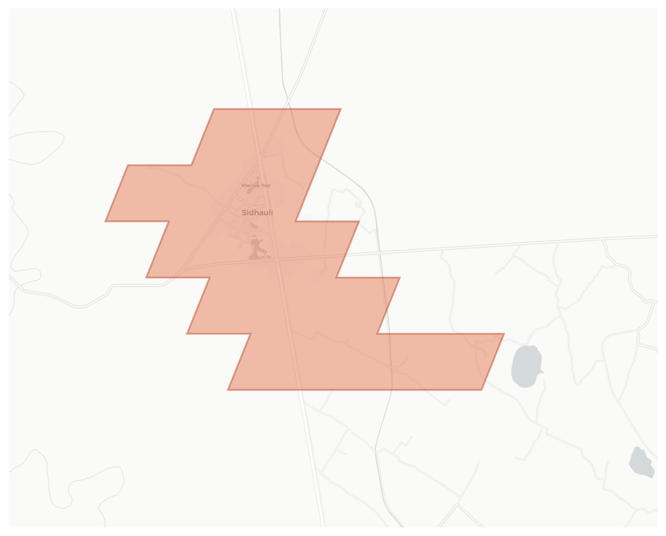 Sidhauli geographic map