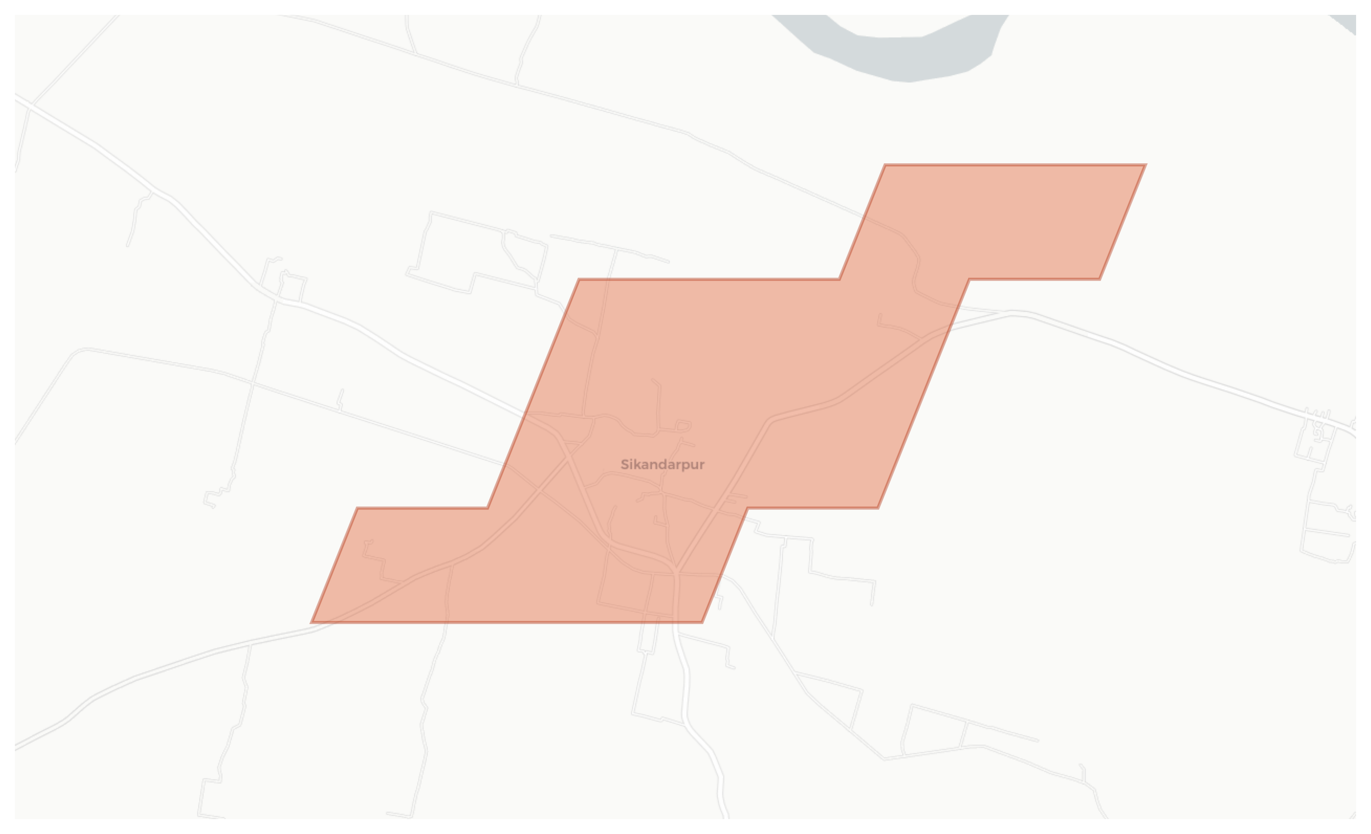 Sikandarpur geographic map
