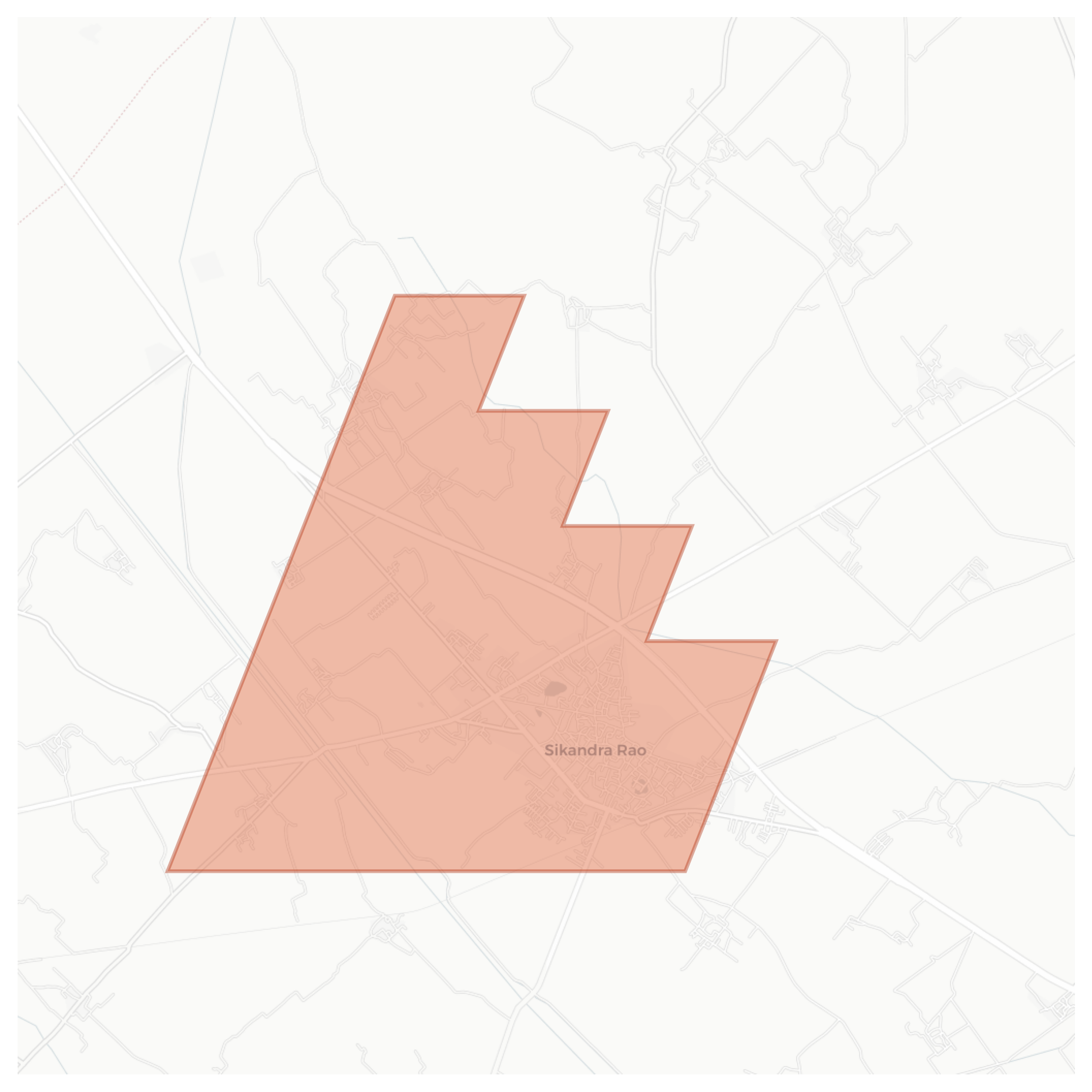 Sikandra Rao geographic map