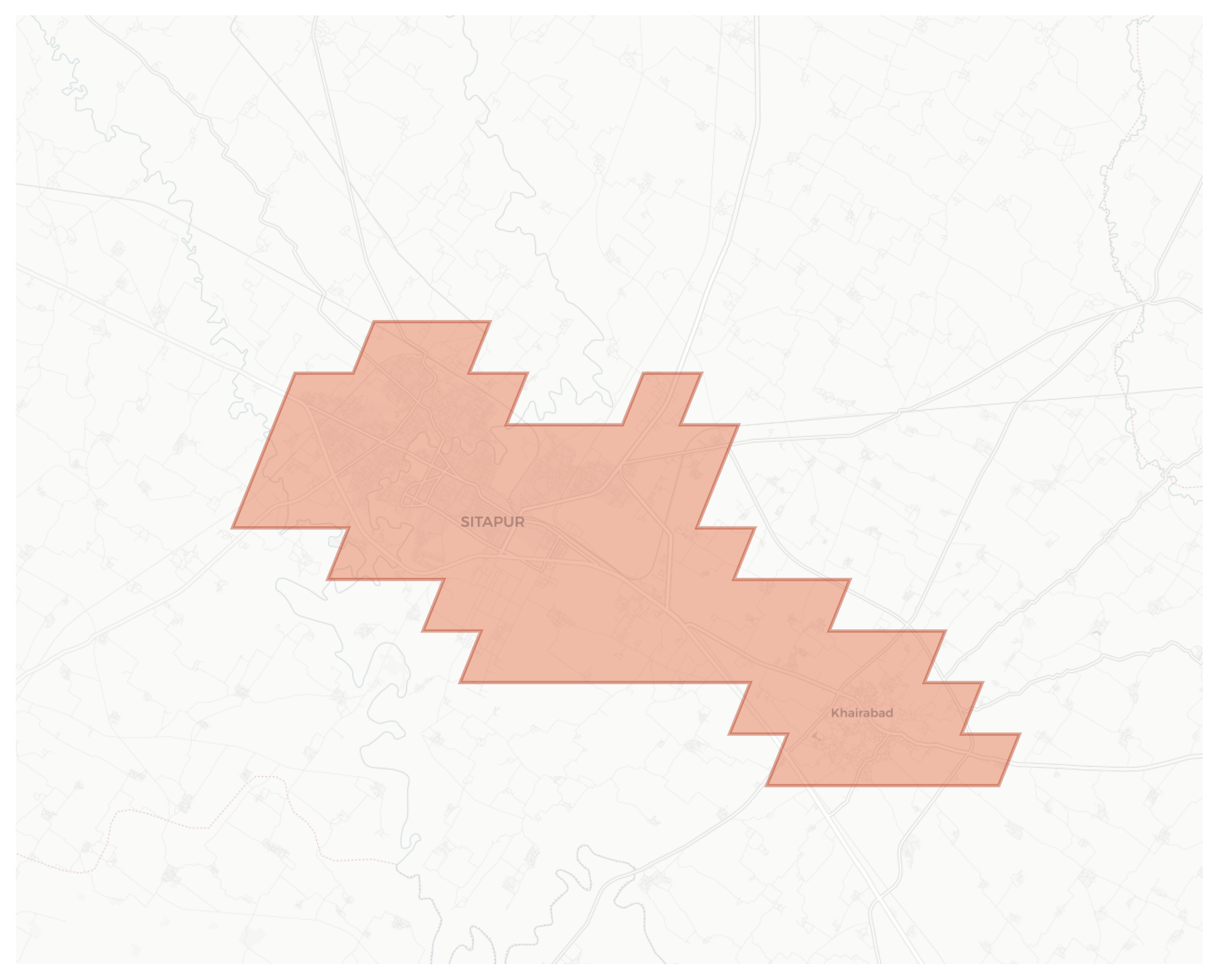 Sitapur geographic map
