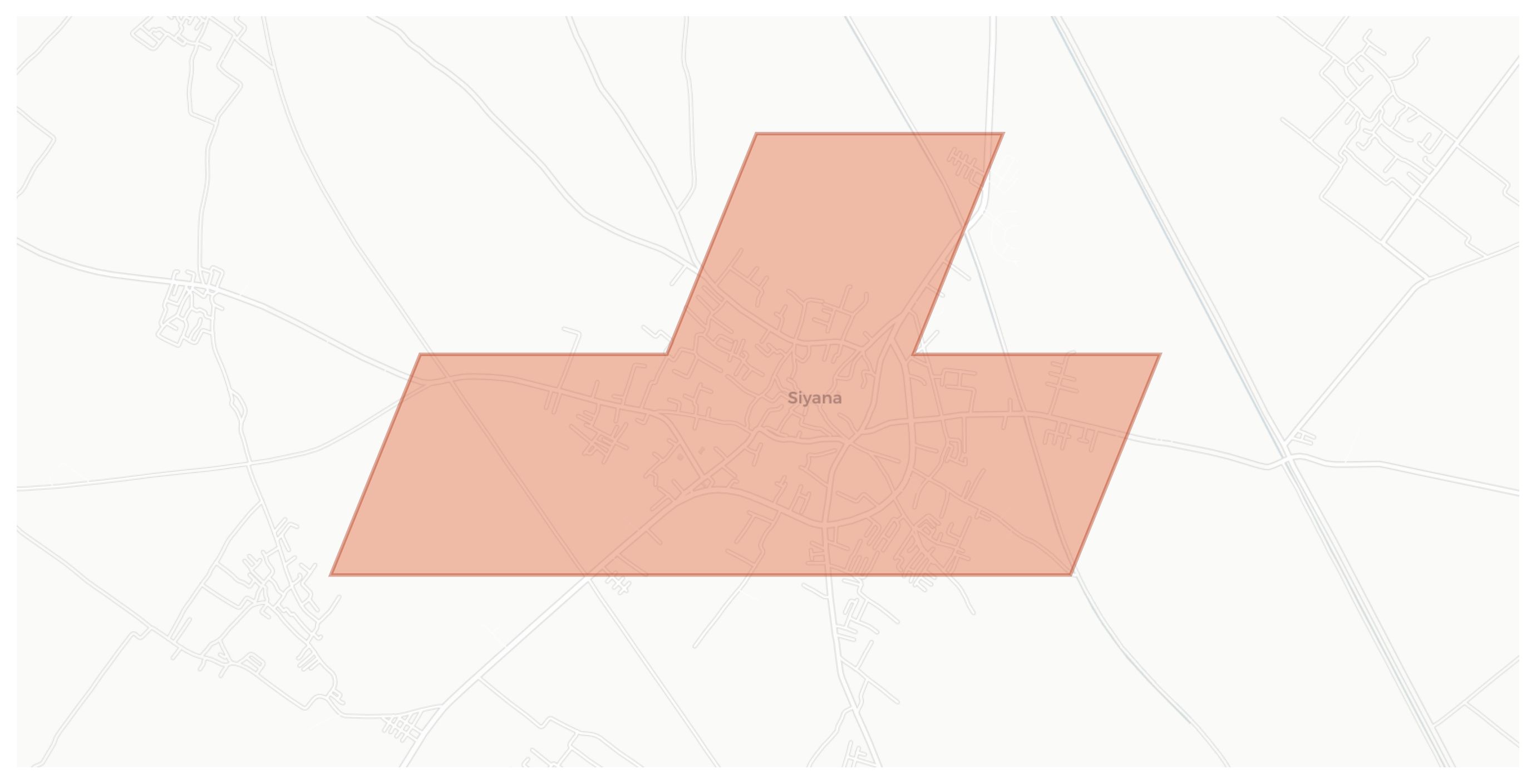 Siyana geographic map