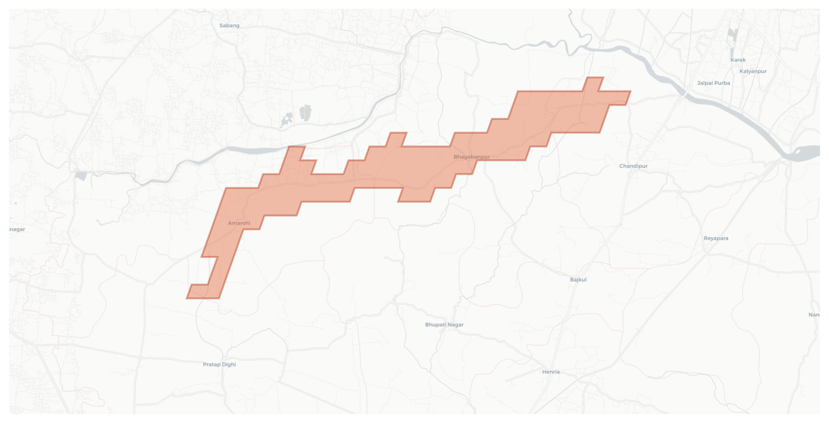 Amarshi geographic map