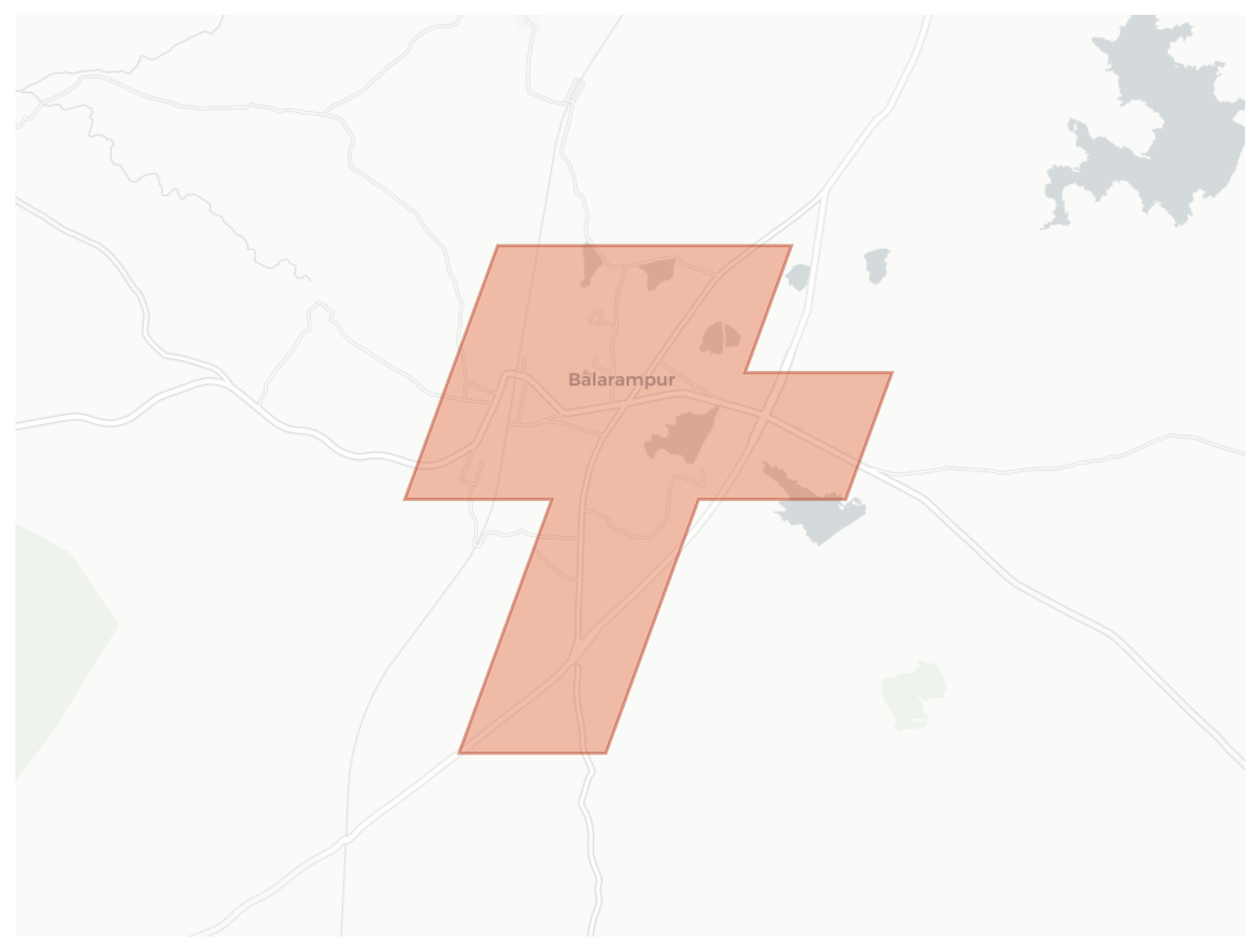 Balarampur geographic map