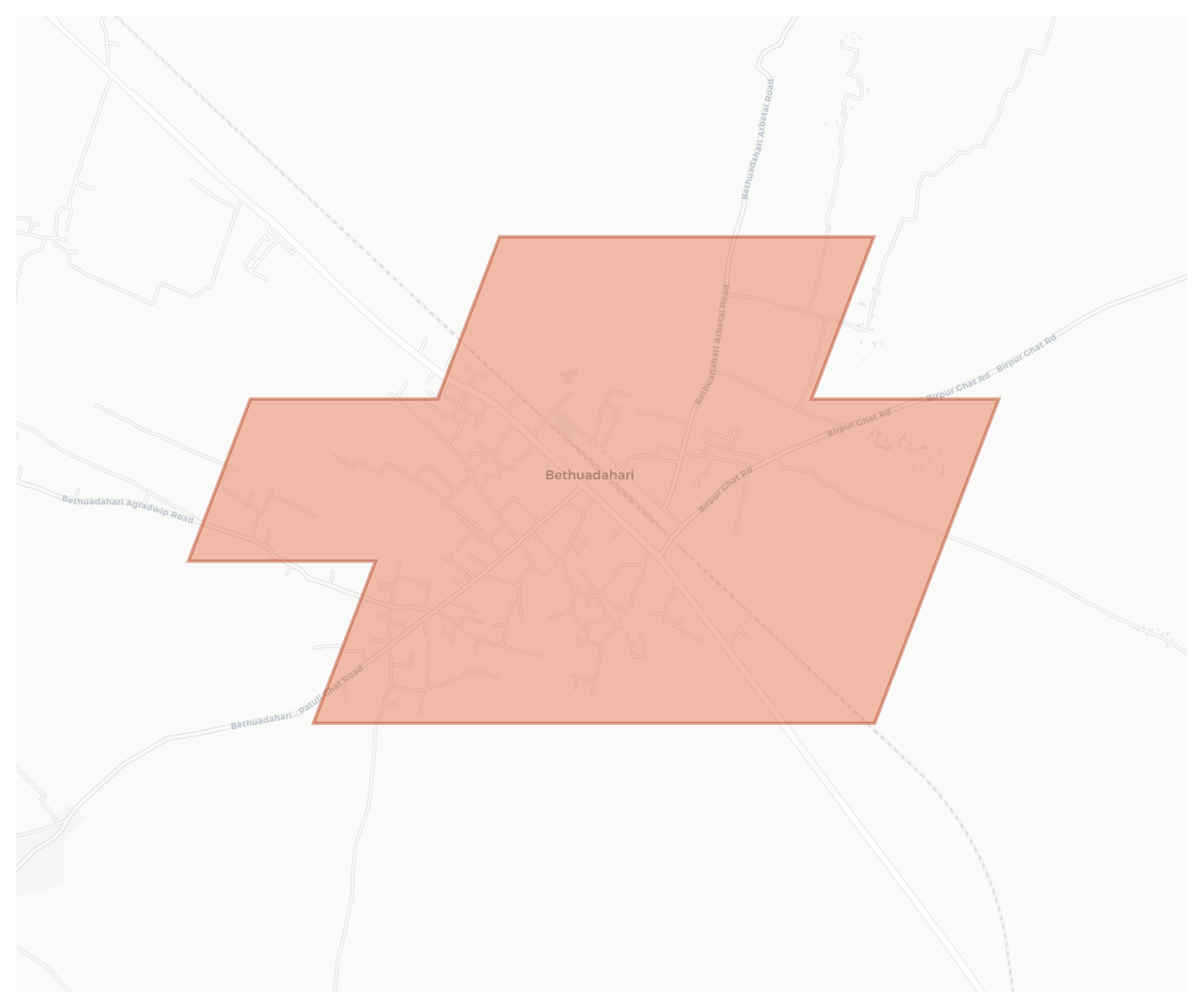 Bethuadahari geographic map