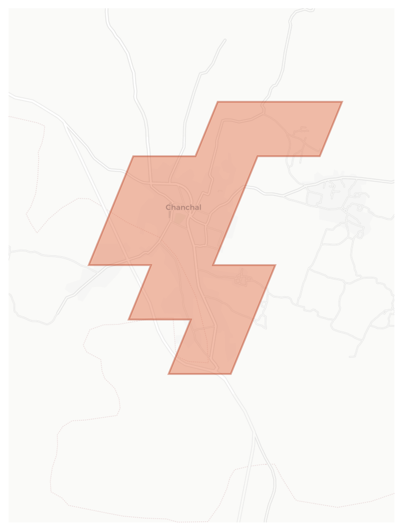 Chanchal geographic map