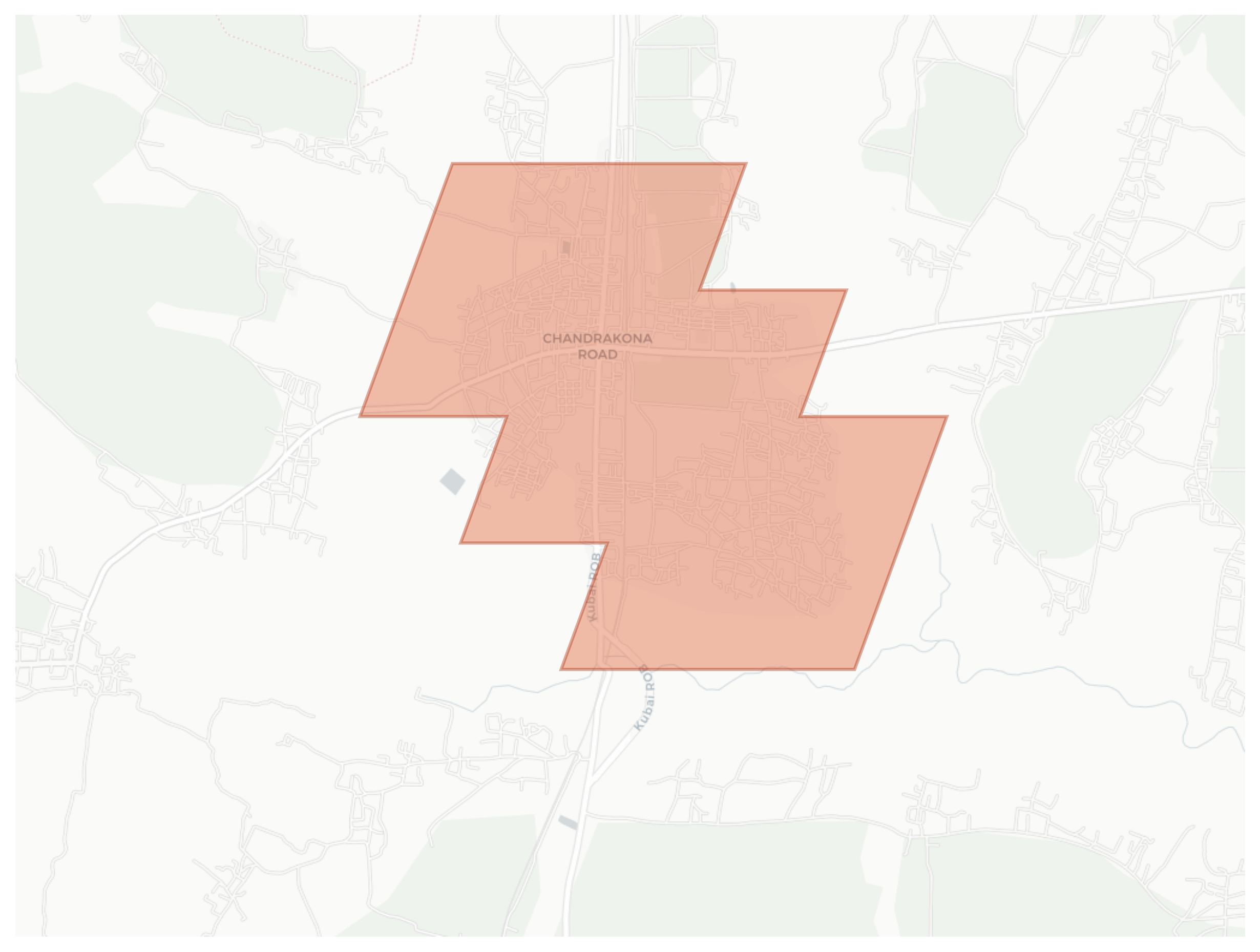 Chandrakona Road geographic map