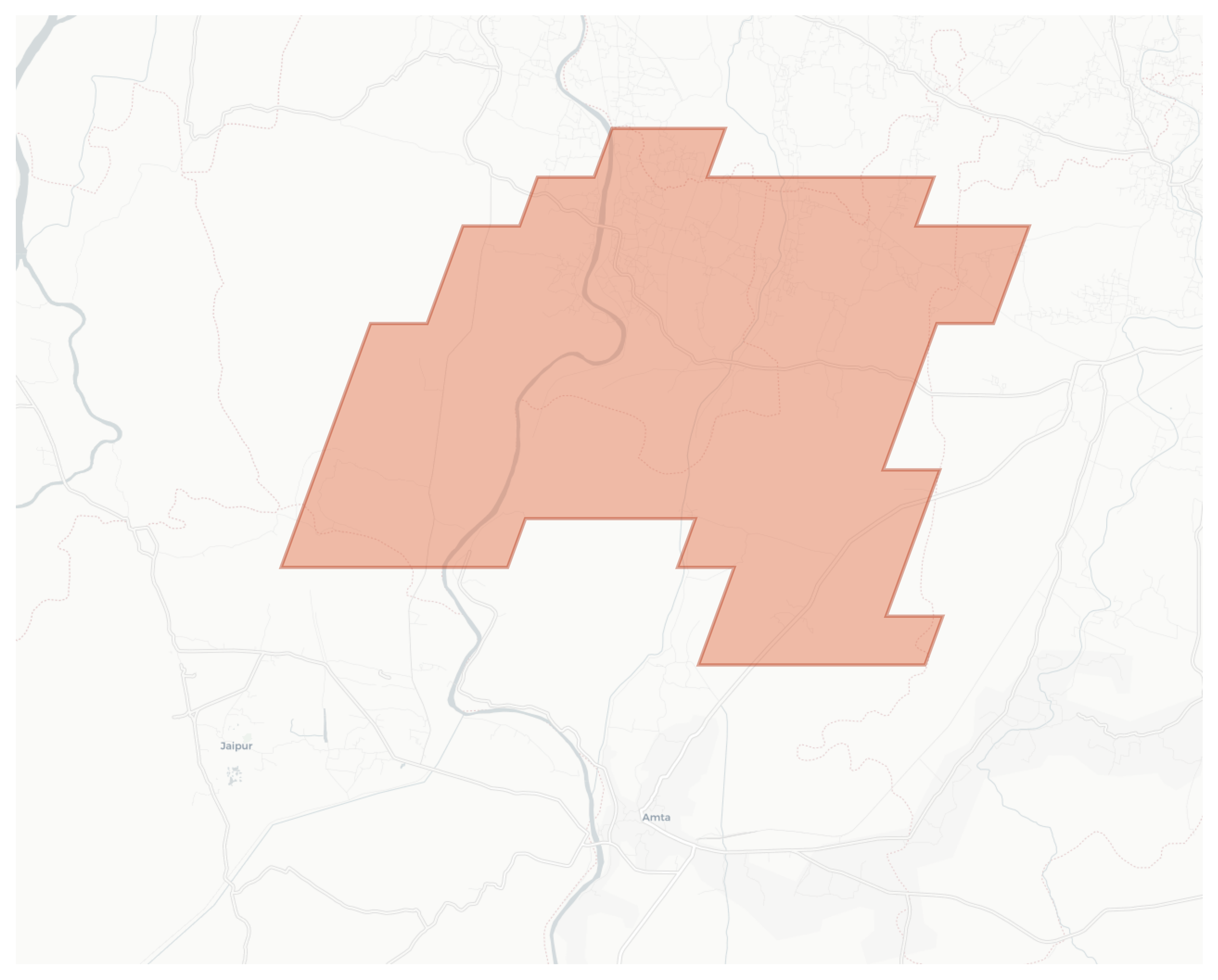Debandi geographic map