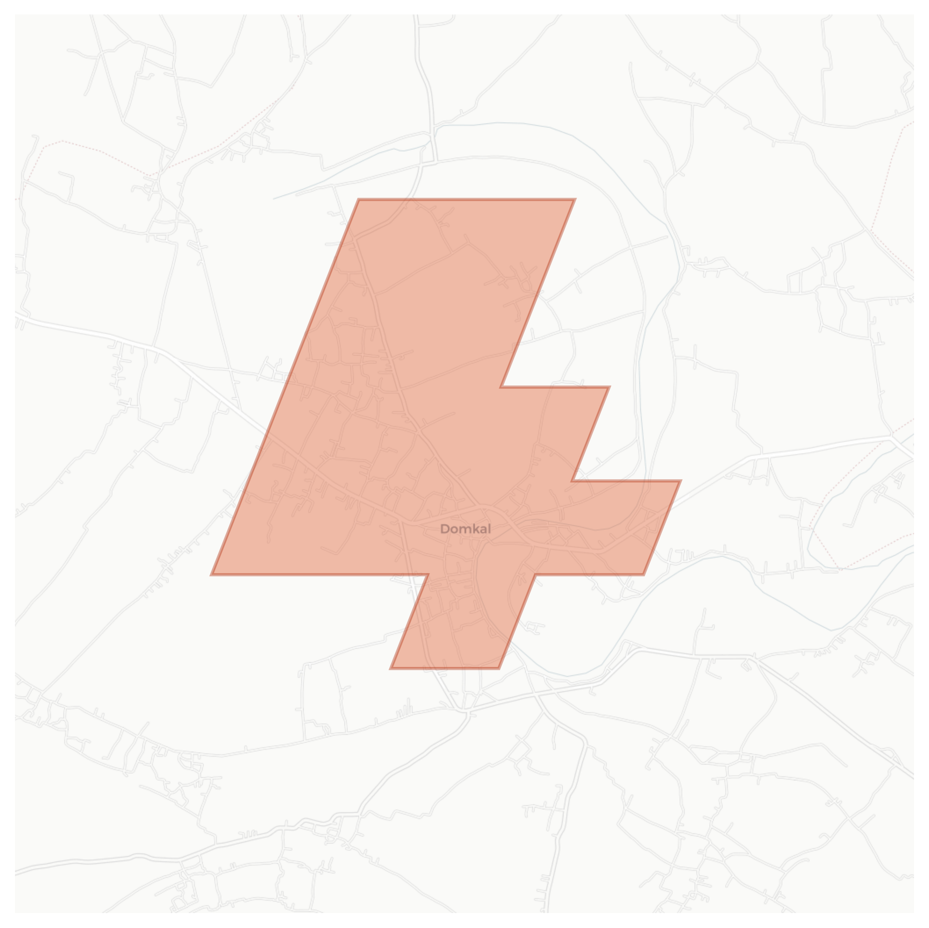 Domkal geographic map