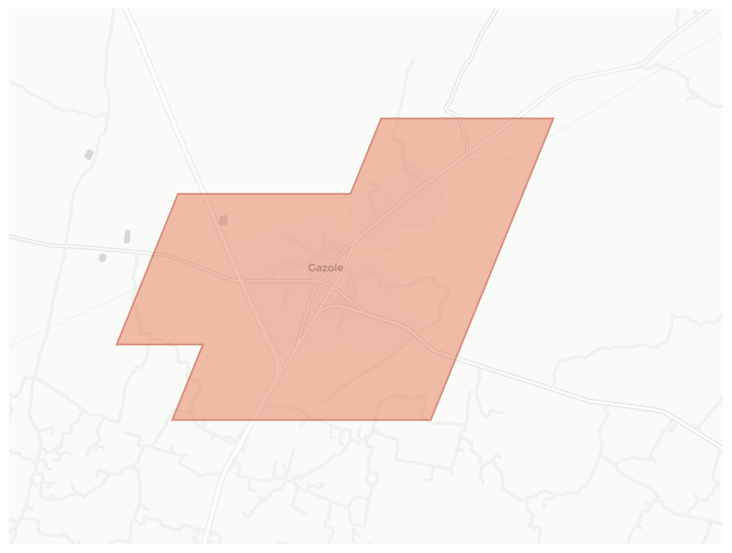 Gazole geographic map