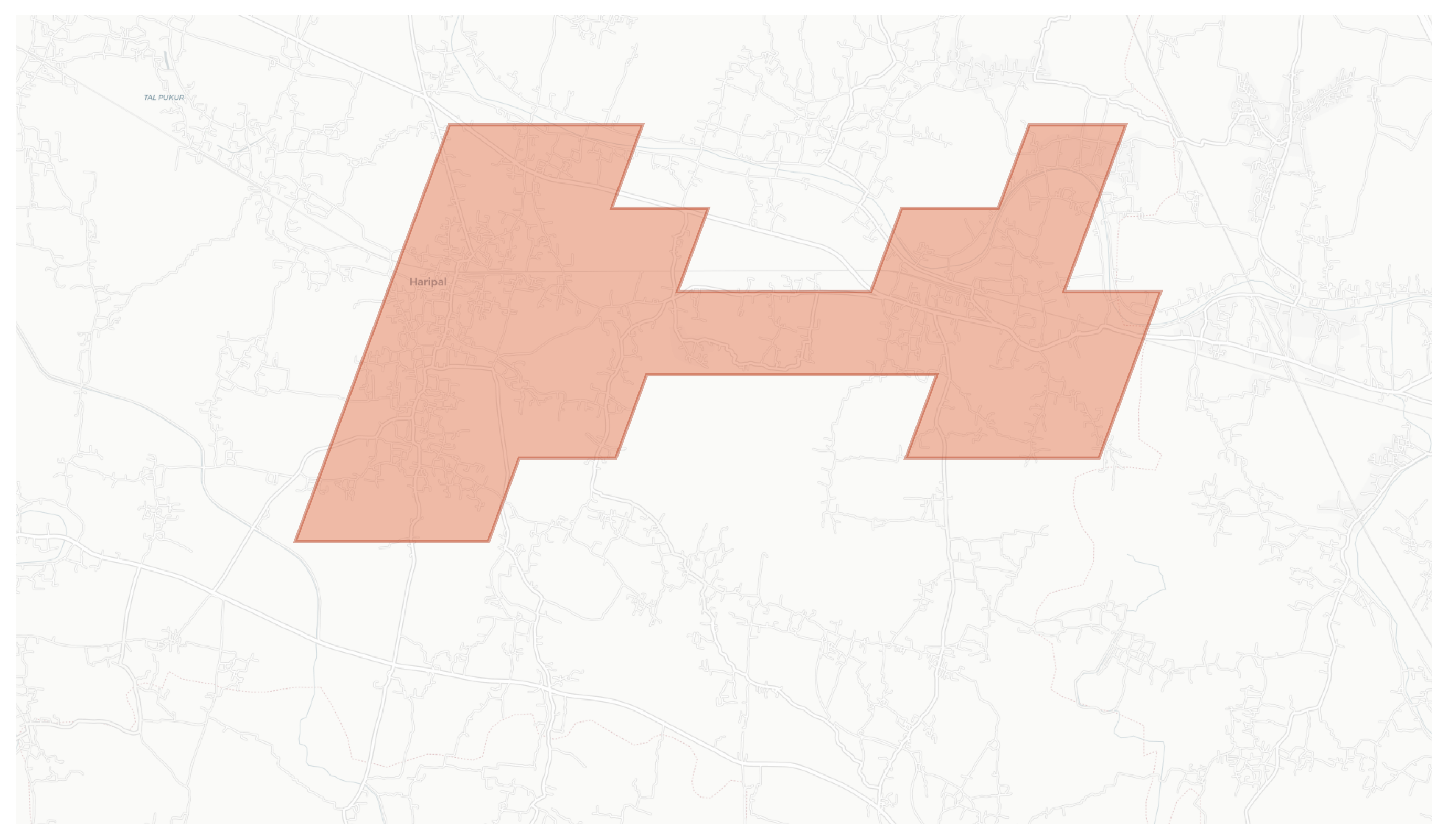 Haripal geographic map