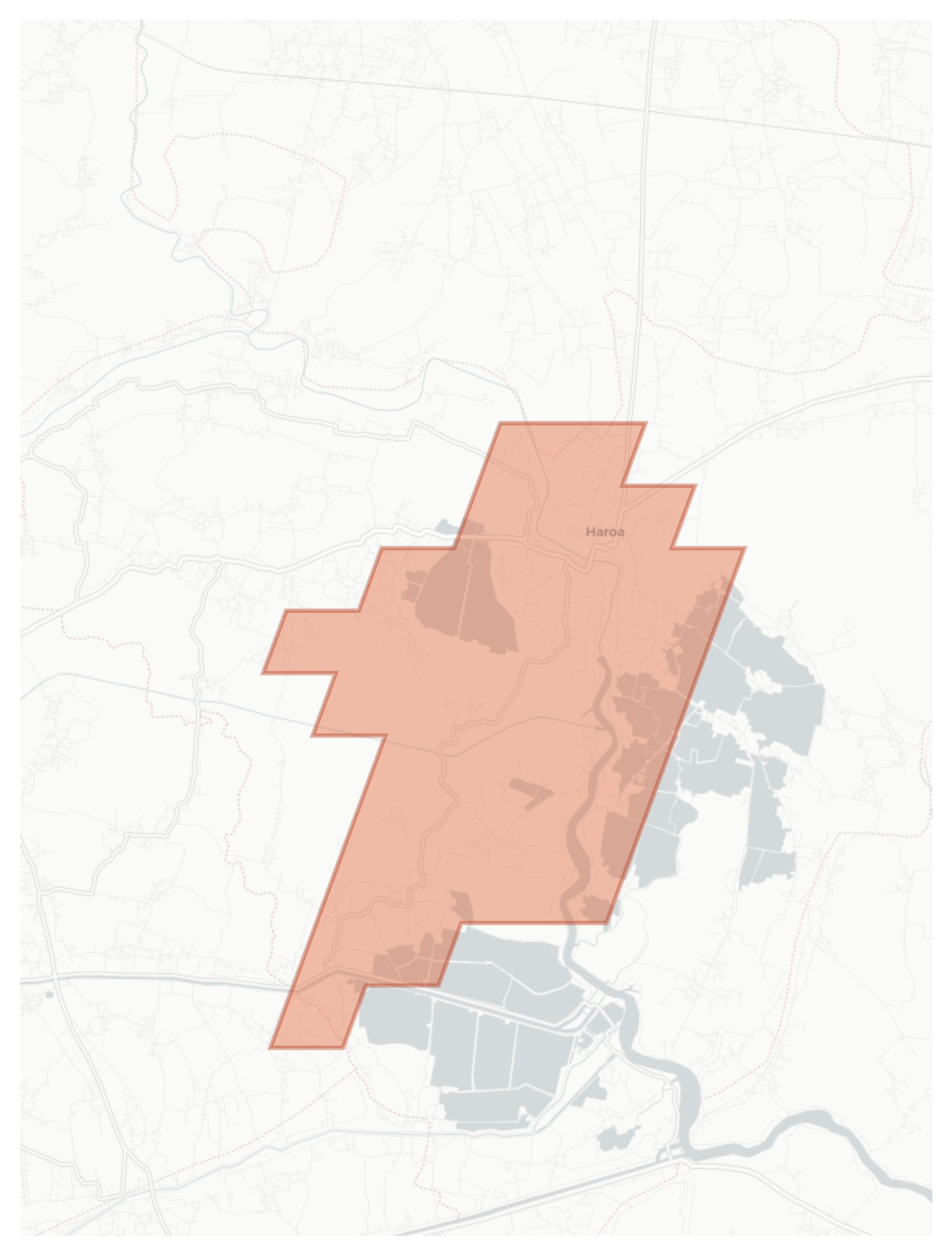 Haroa geographic map