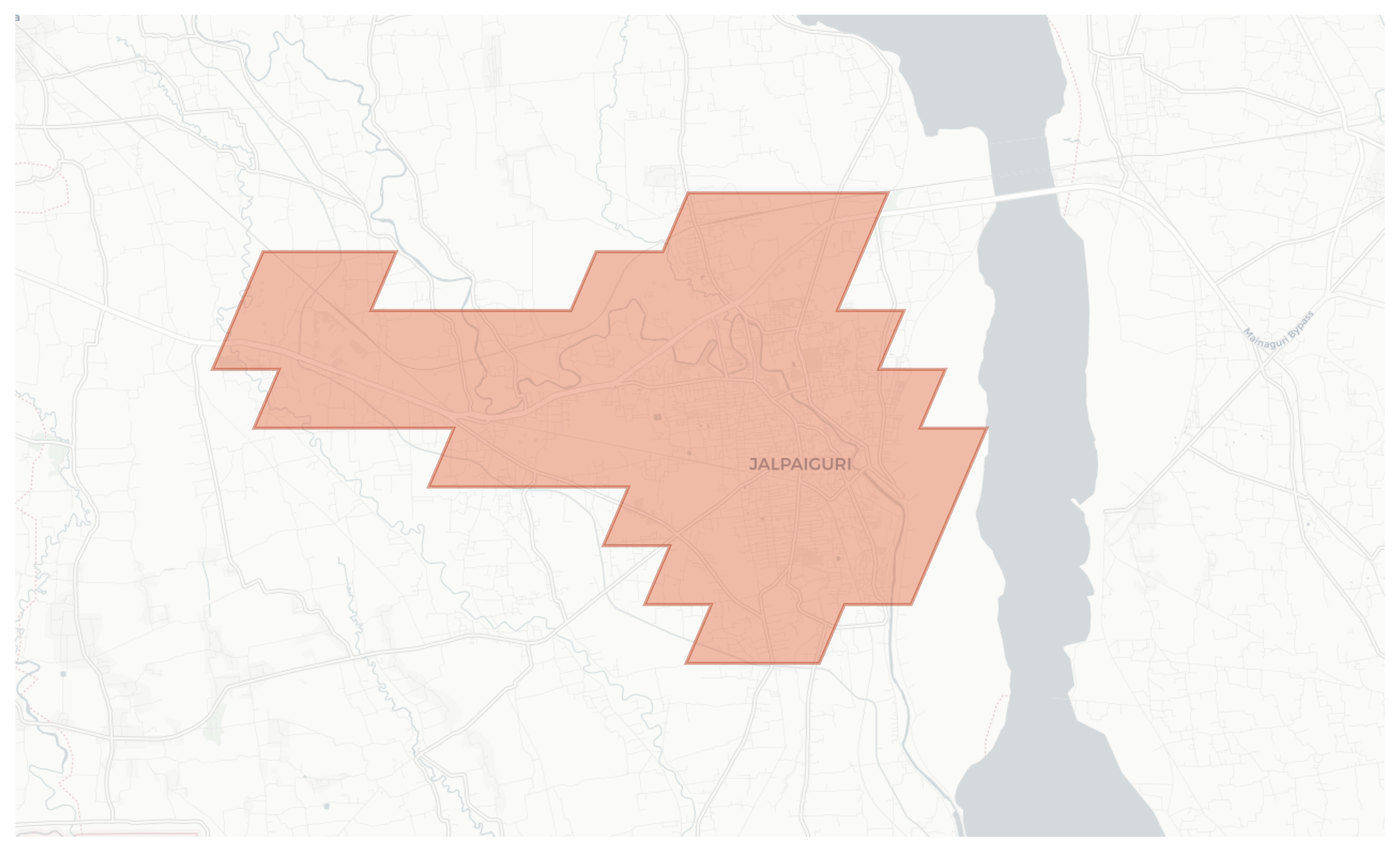 Jalpaiguri geographic map