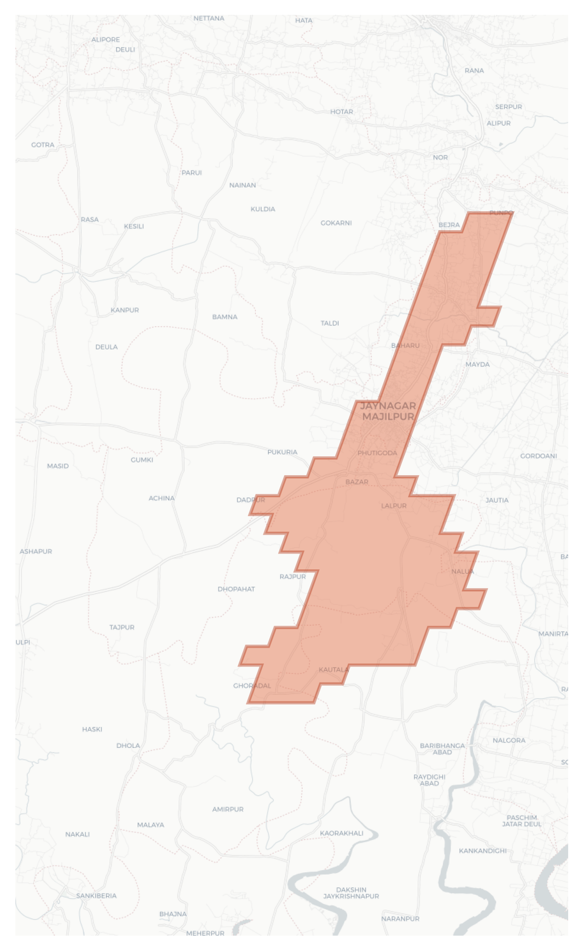 Jaynagar Majilpur geographic map