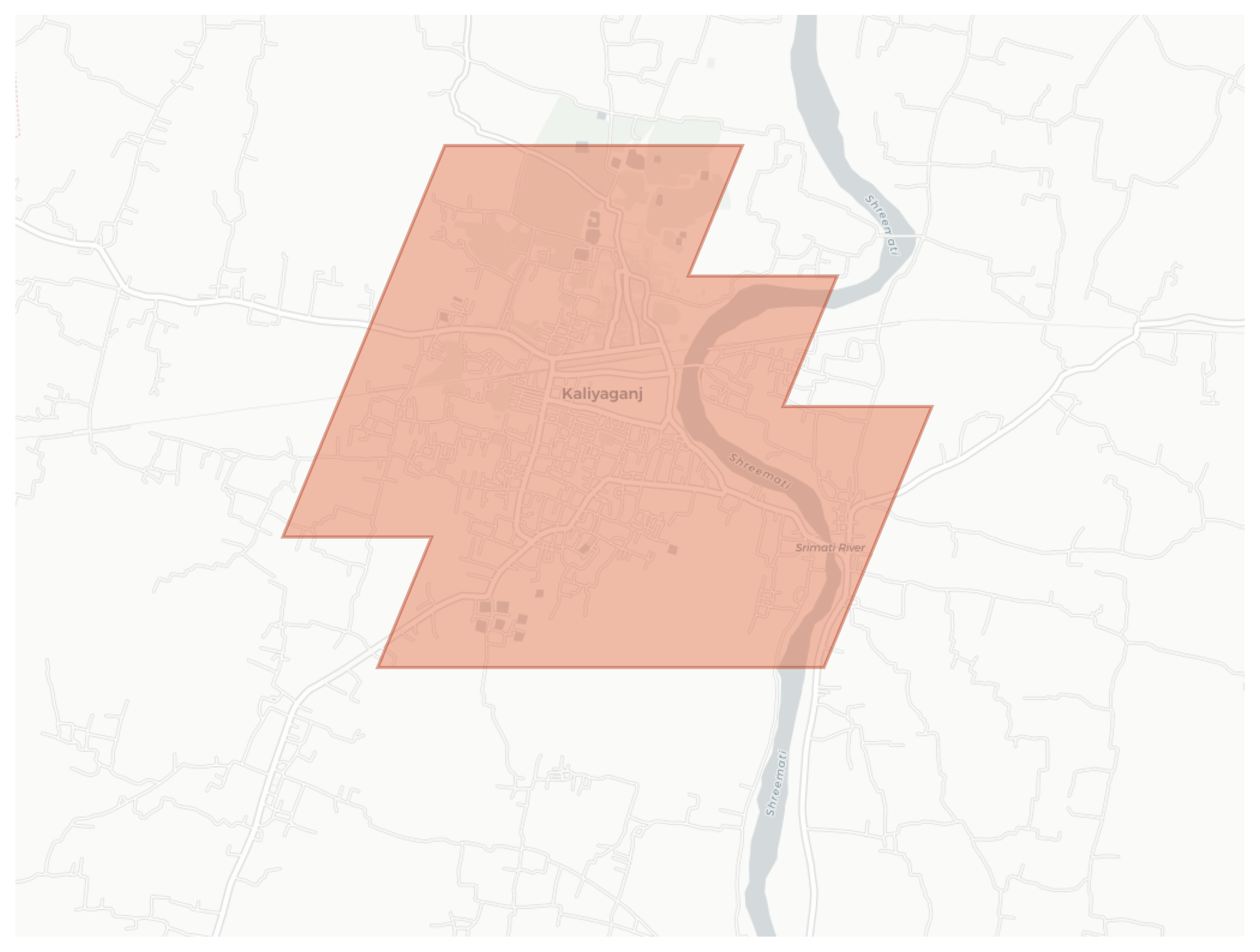 Kaliyaganj geographic map