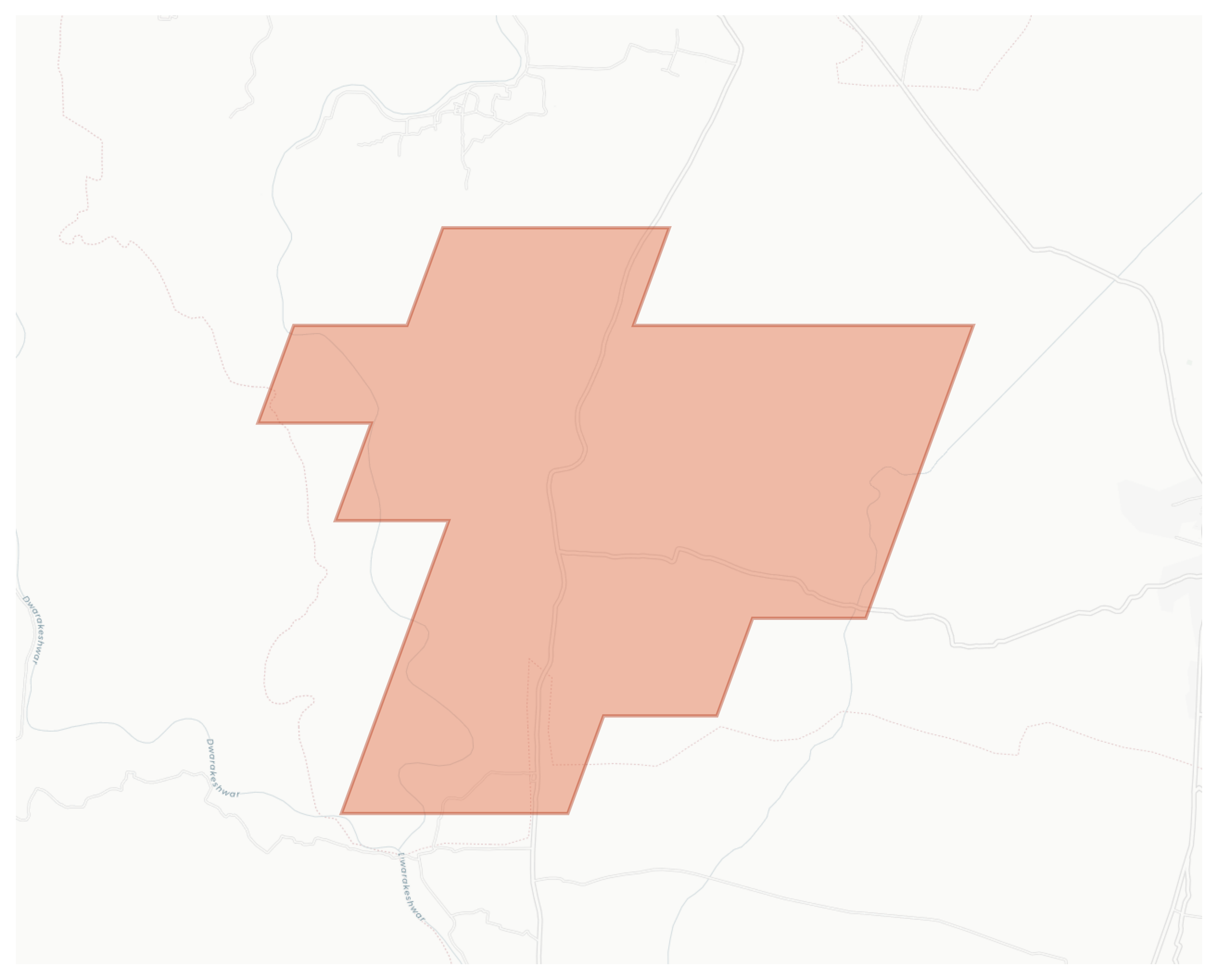 Kanchra geographic map