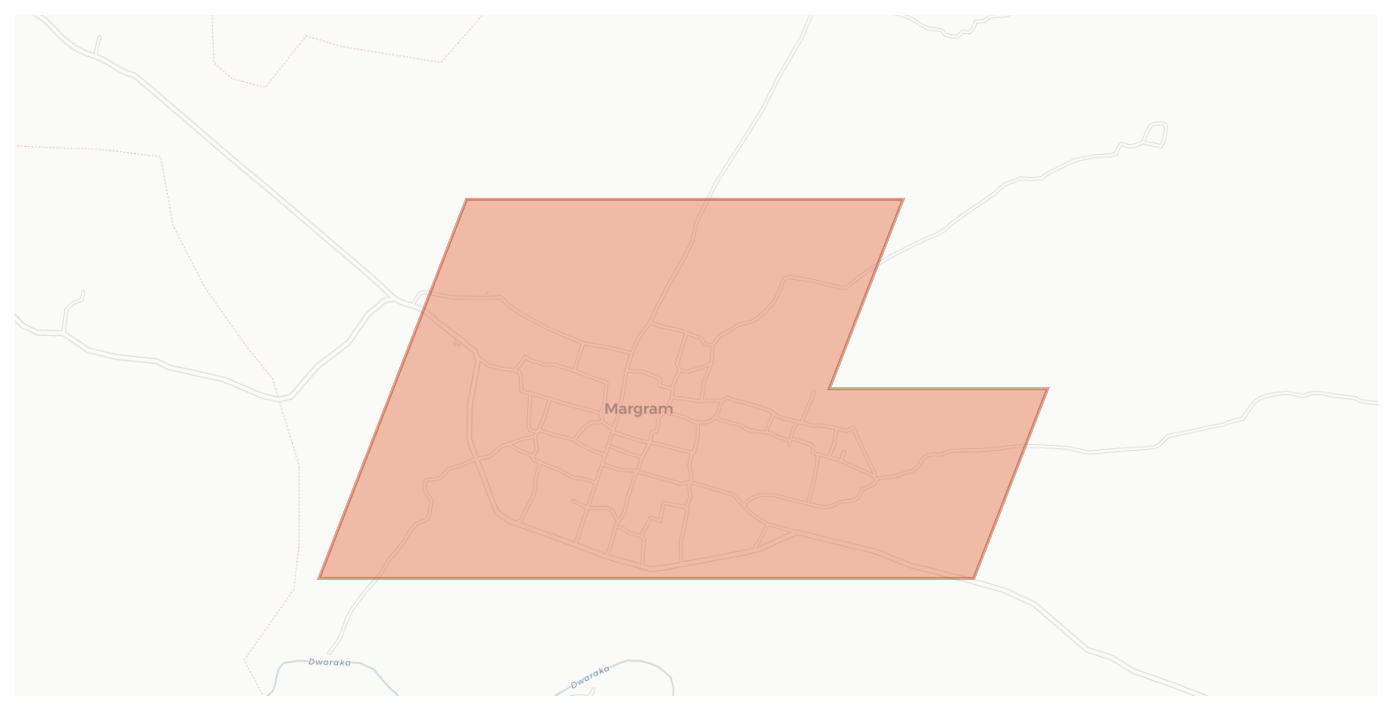 Margram geographic map