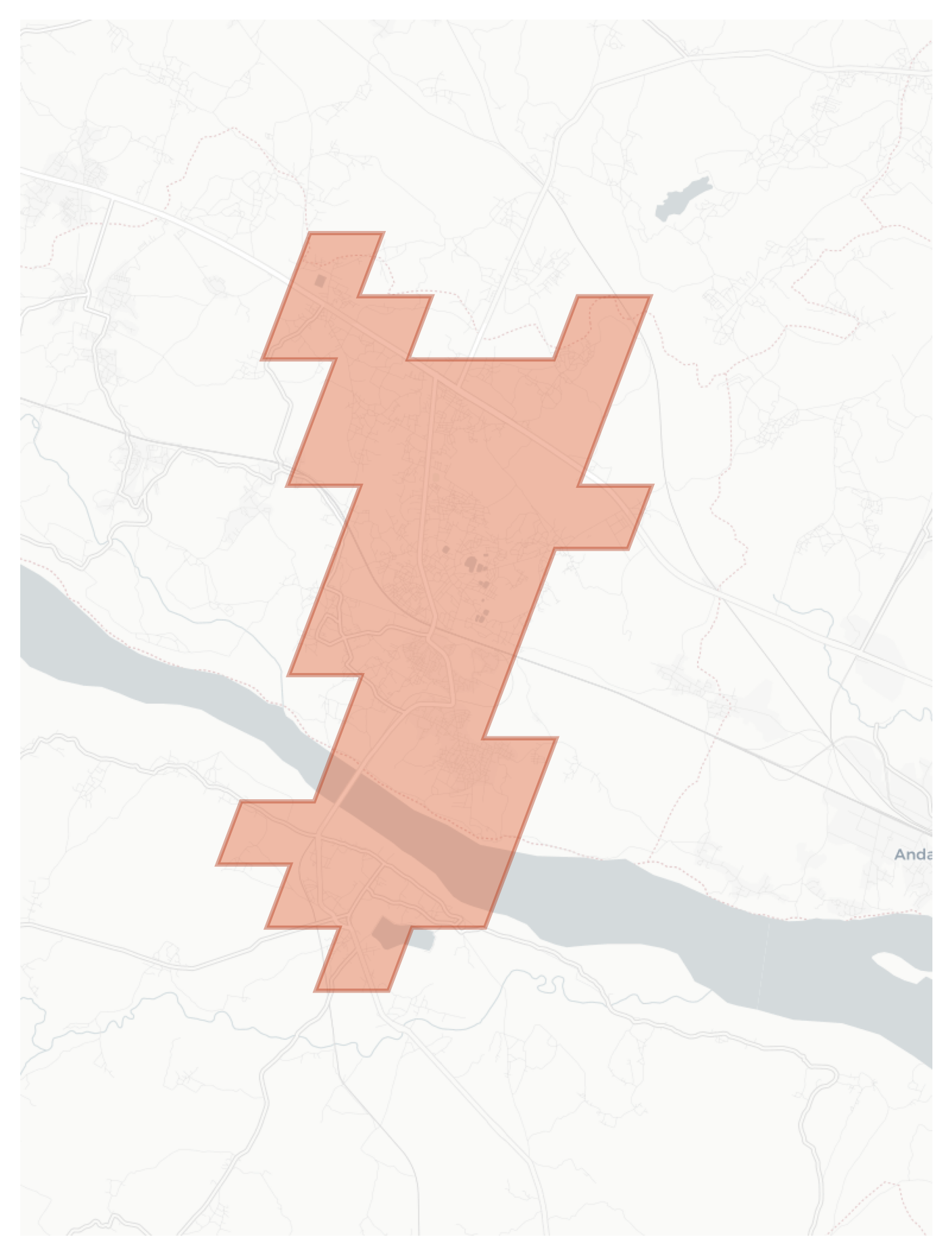 Mejia geographic map