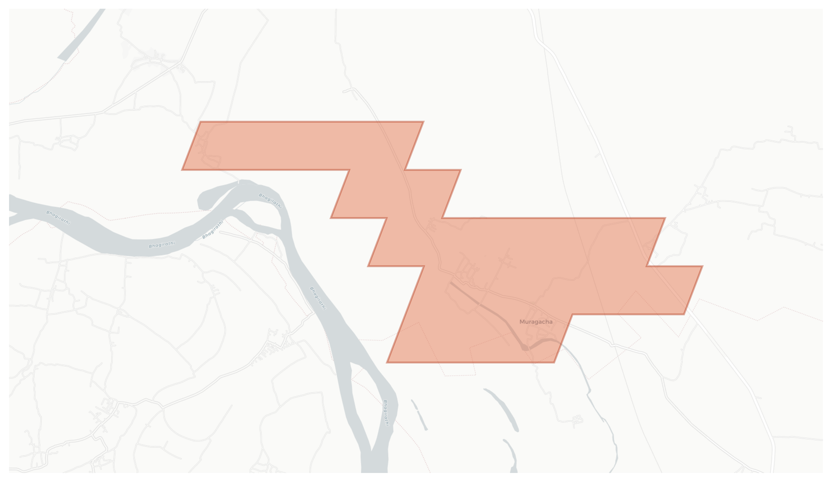 Muragacha geographic map