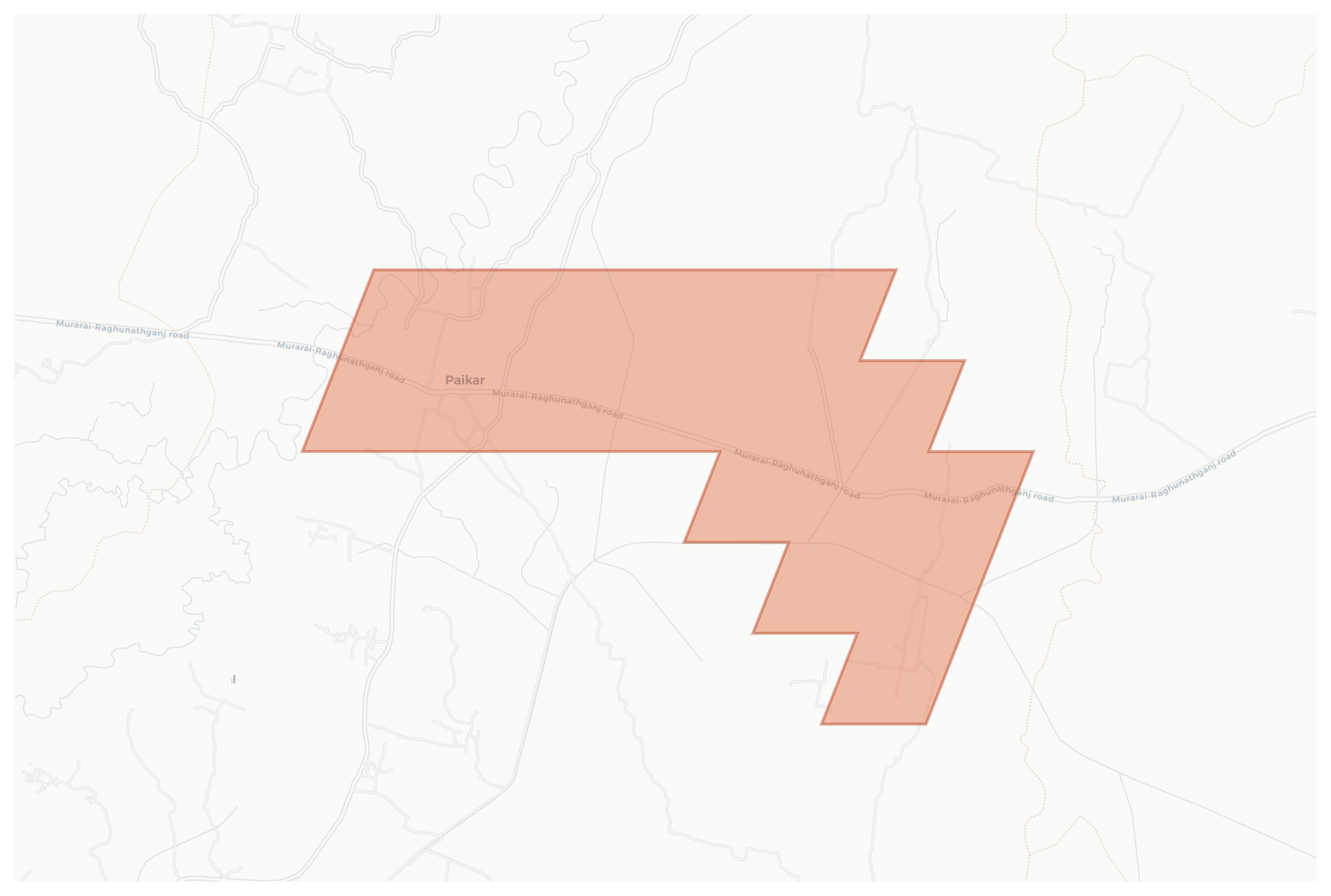 Paikar geographic map