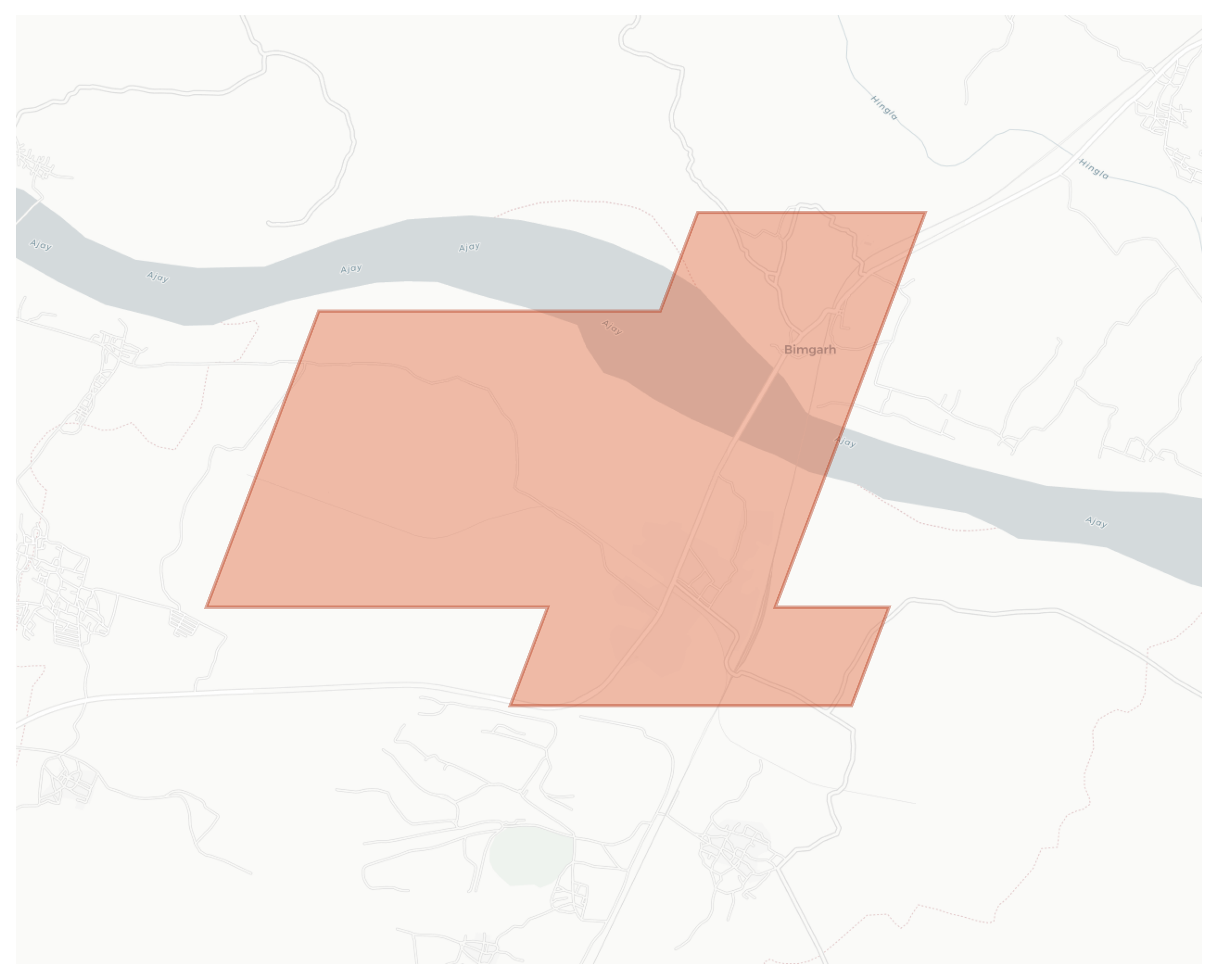 Pandaveswar geographic map