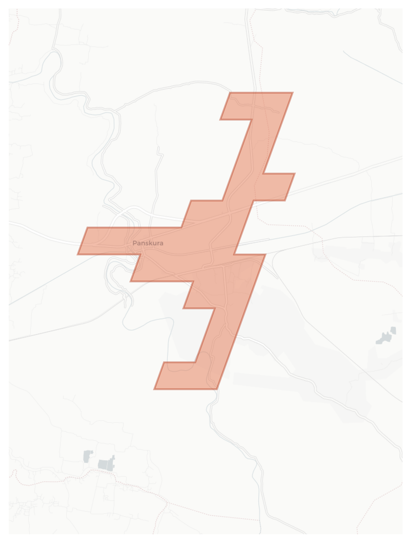 Panskura geographic map