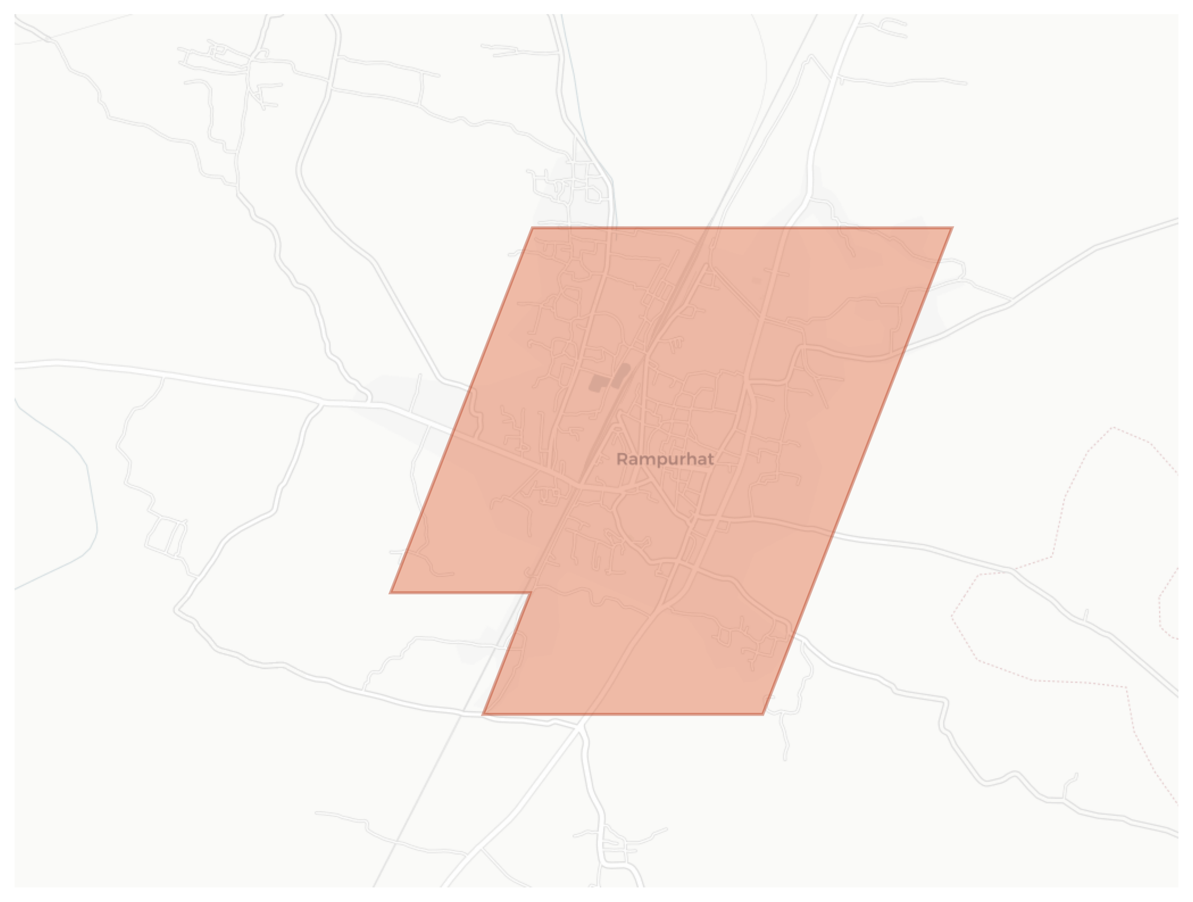 Rampurhat geographic map