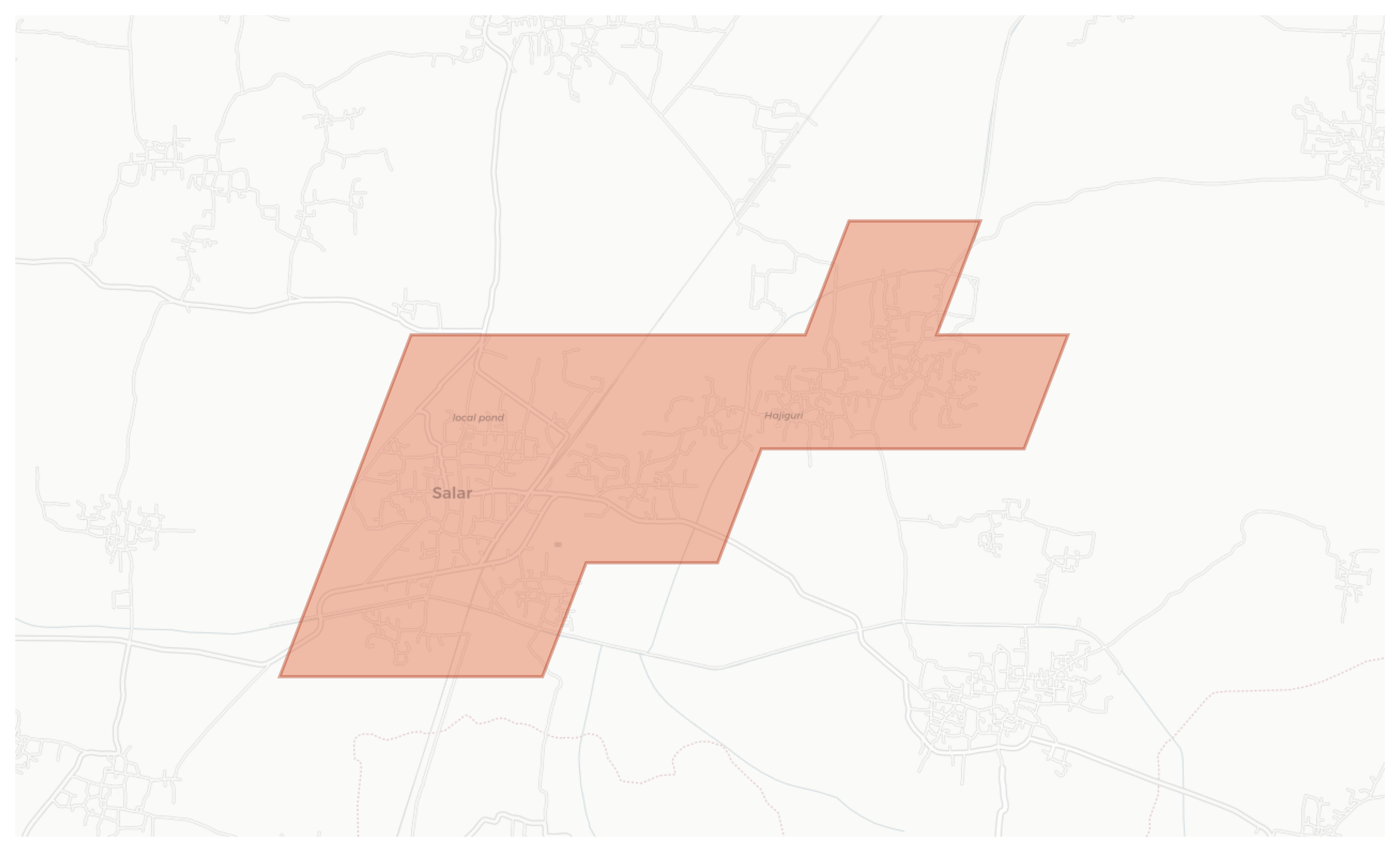 Salar geographic map