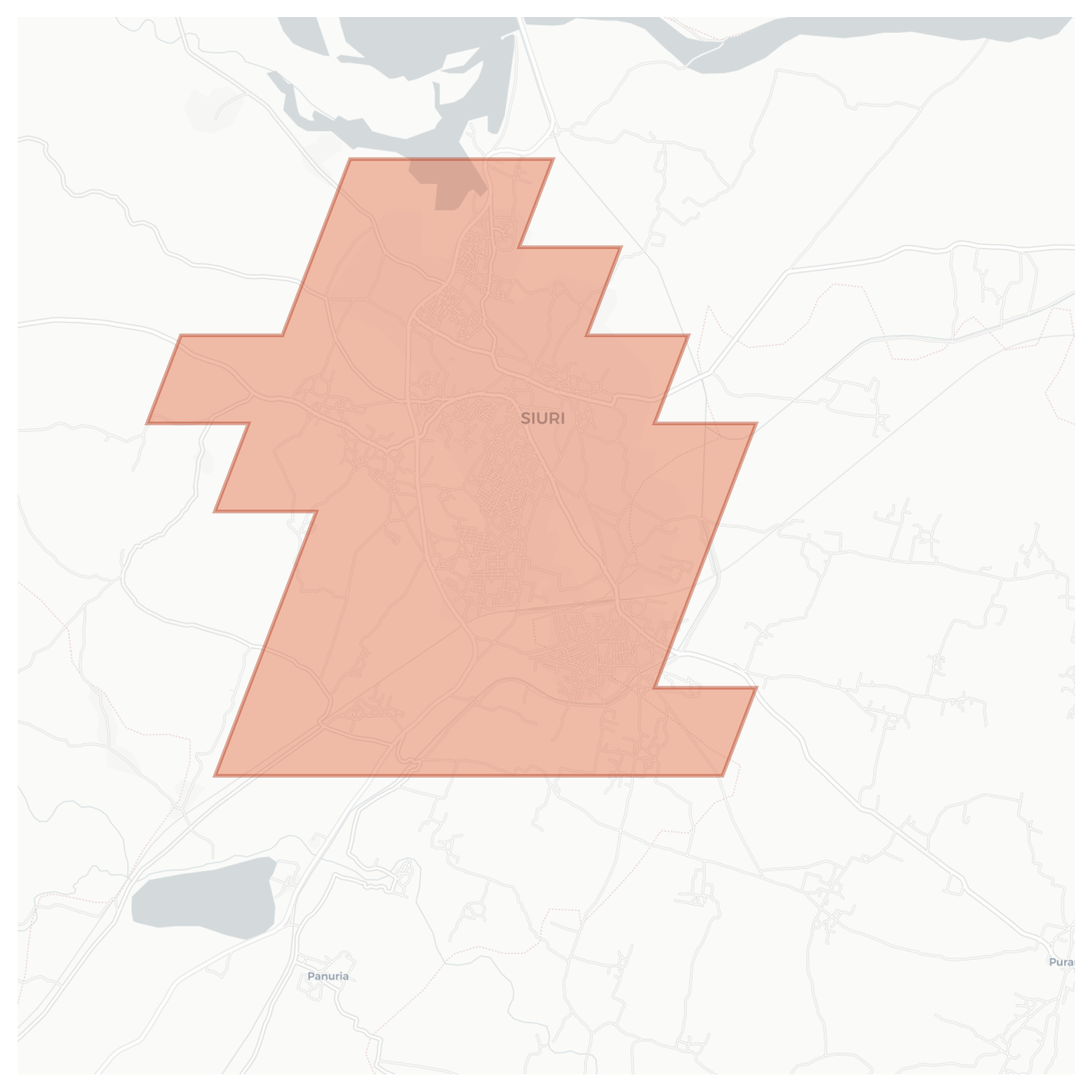 Siuri geographic map
