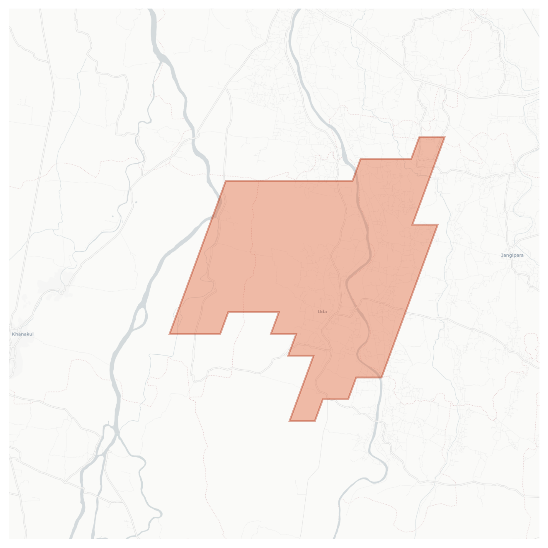 Udaynarayanpur geographic map