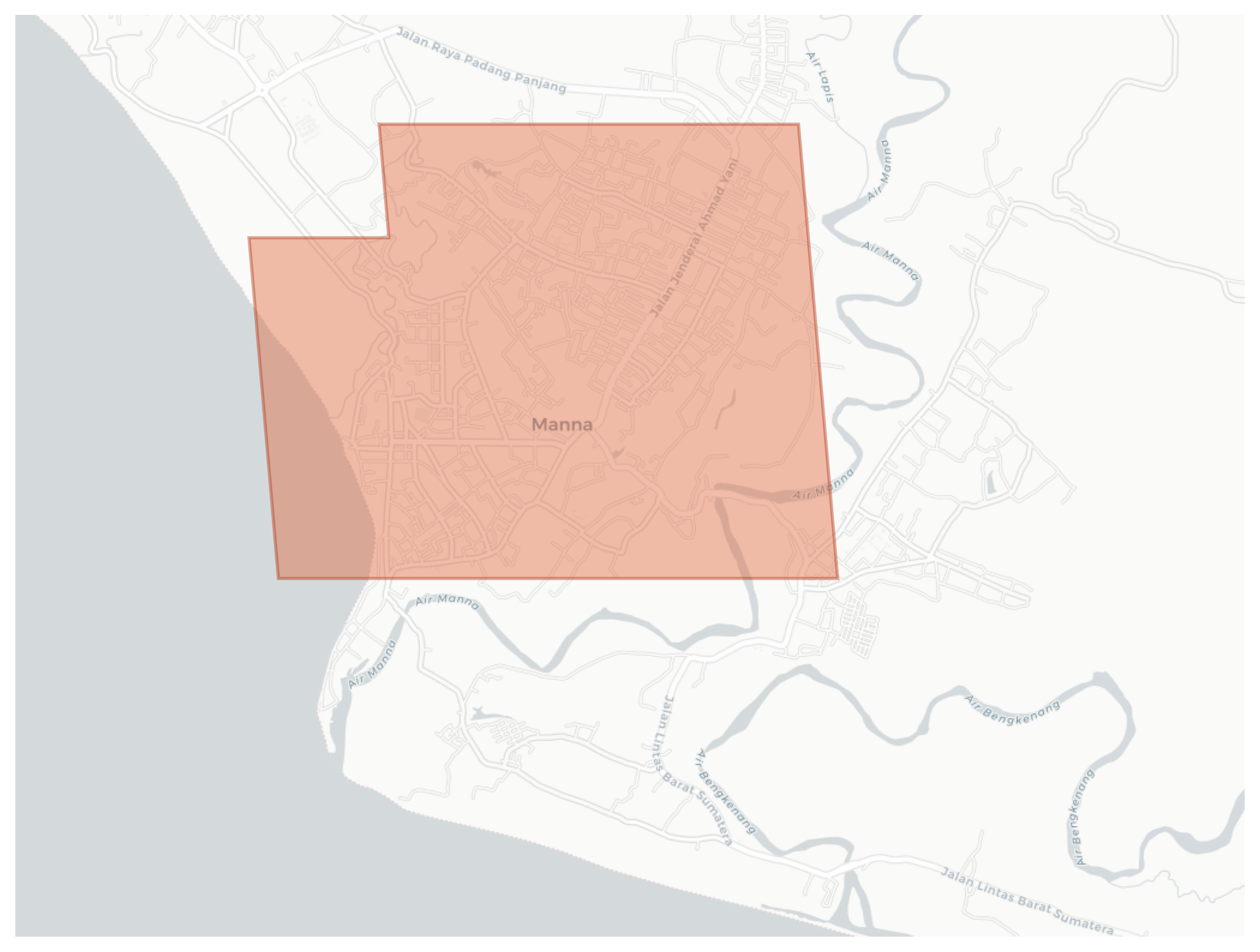 Manna geographic map