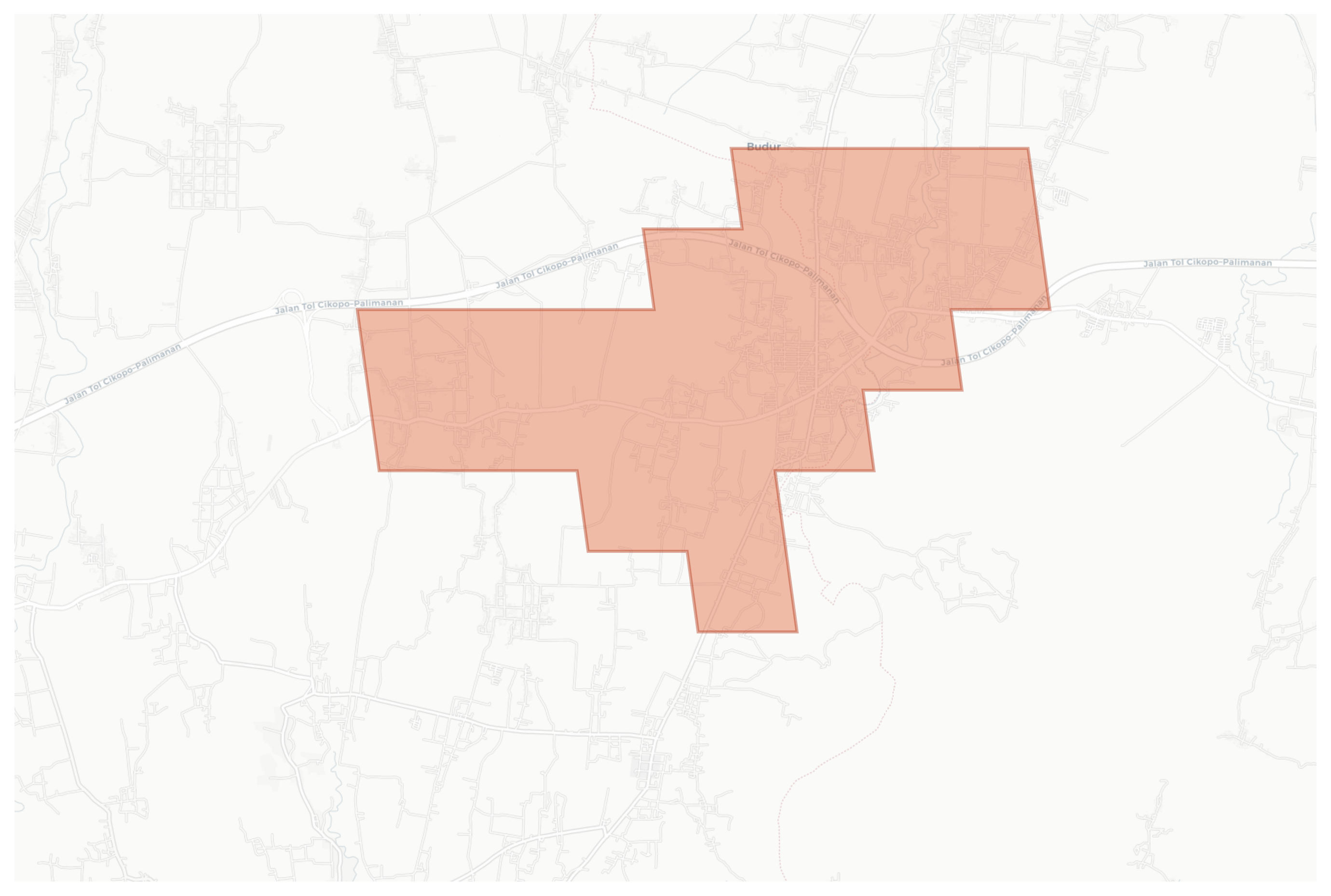 Banjaran geographic map