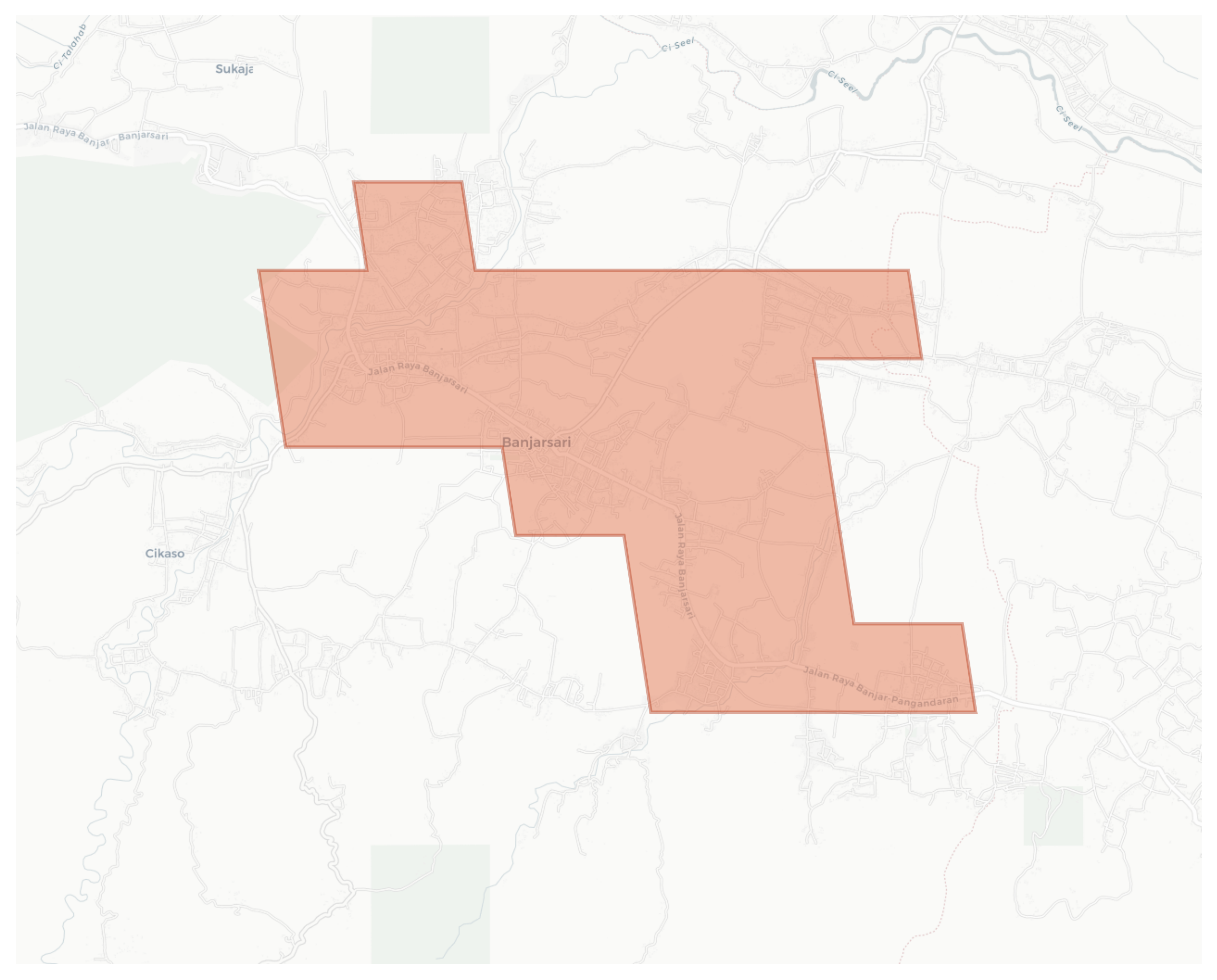 Banjarsari geographic map