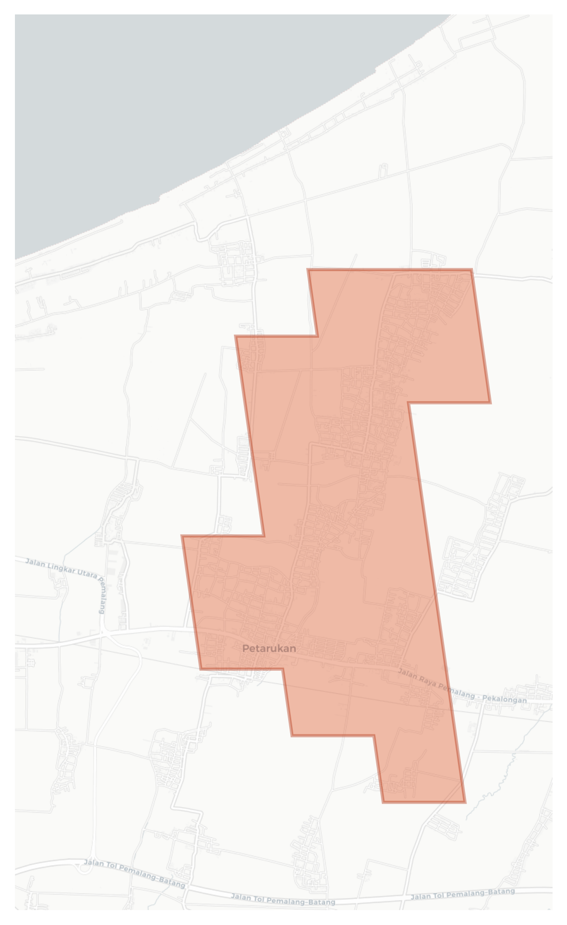 Loning geographic map