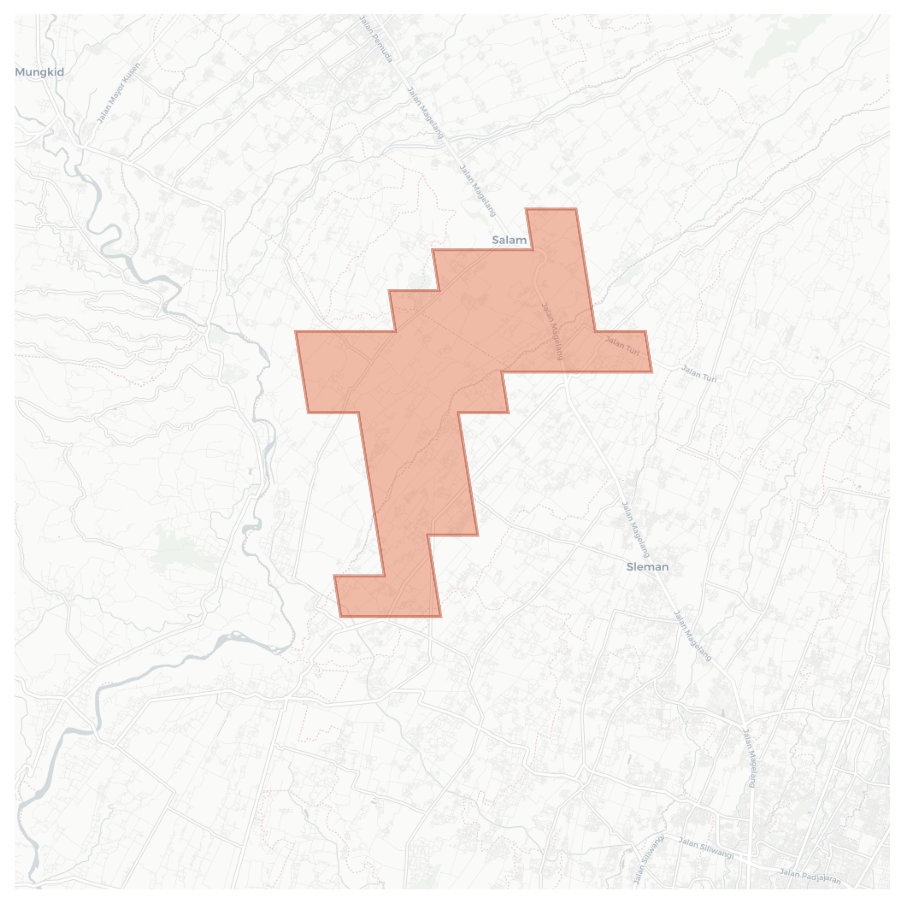 Ngluwar geographic map
