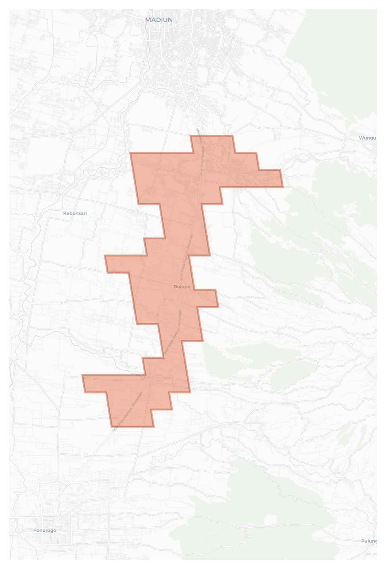 Dolopo geographic map