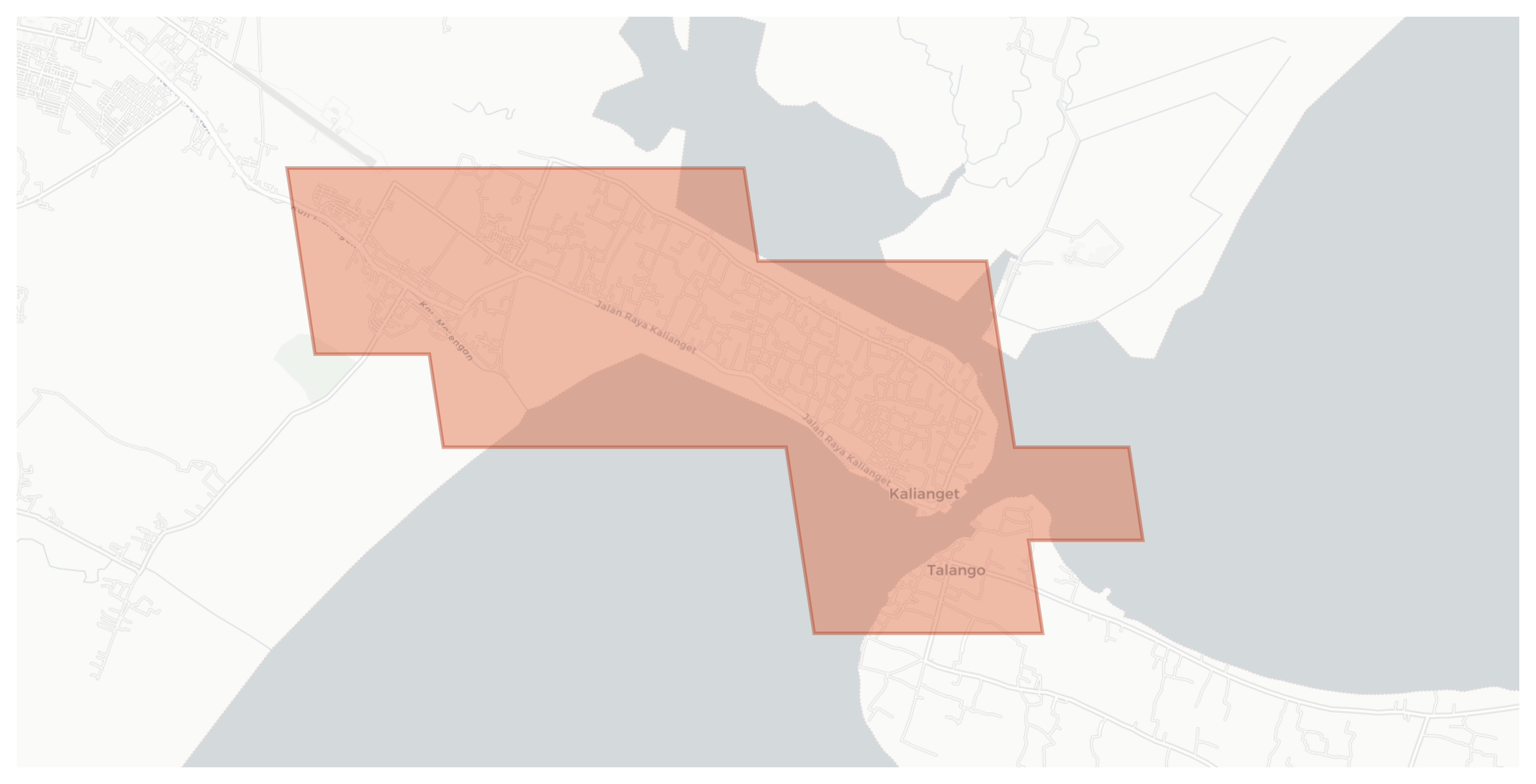 Kalianget geographic map